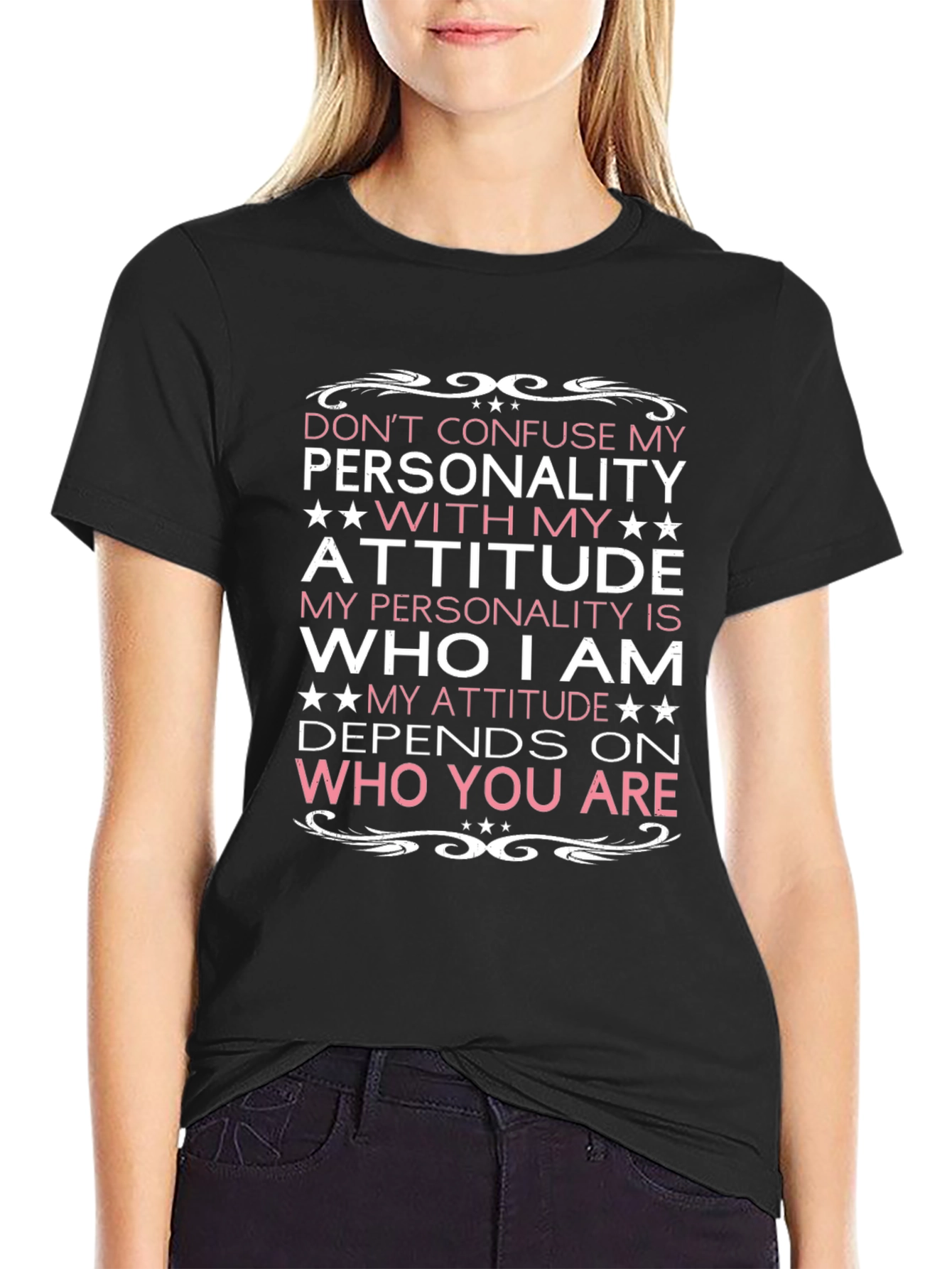Dont Confuse My Personality Mens Tee
