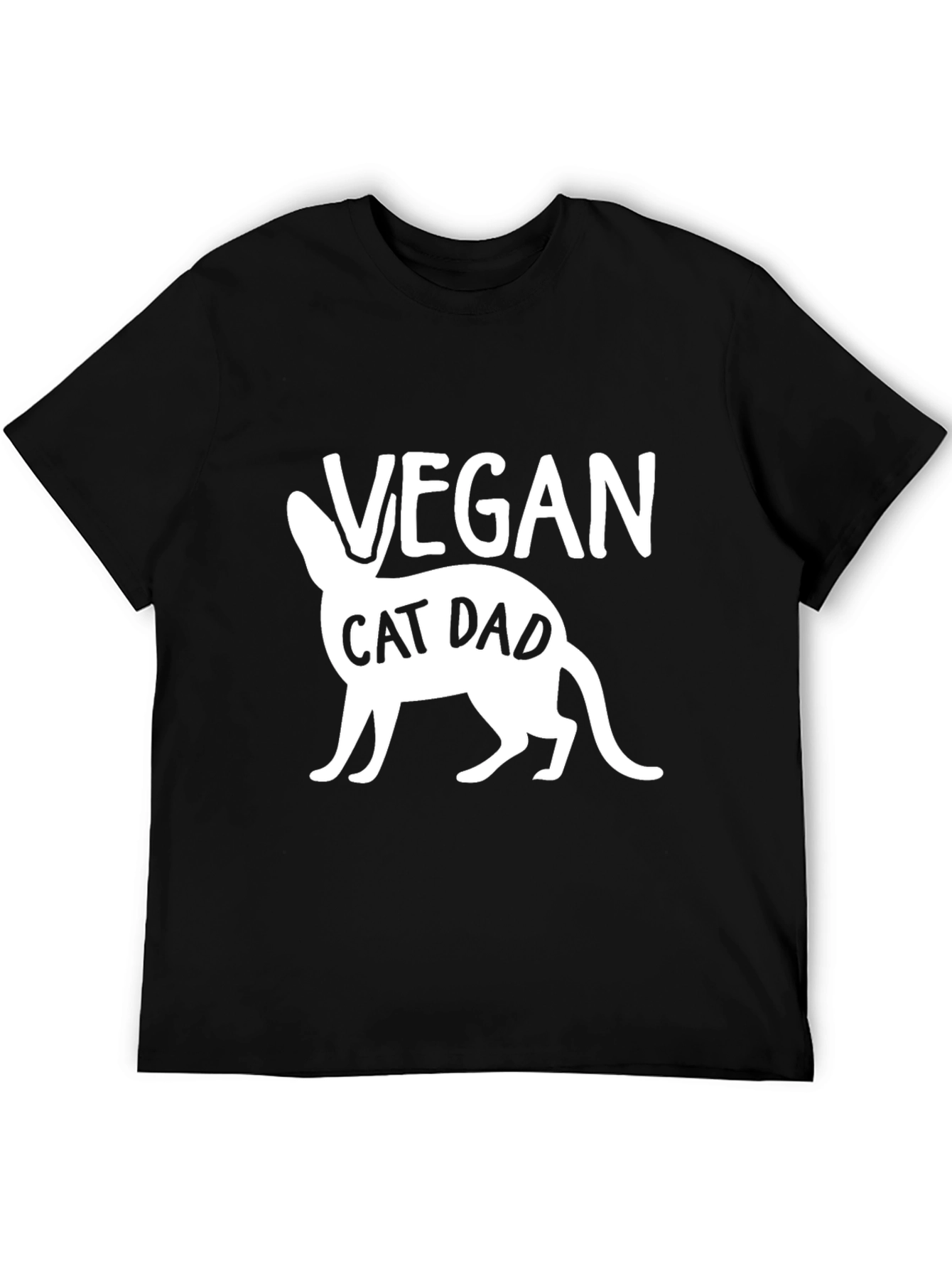 Vegan Cat Dad T-Shirt