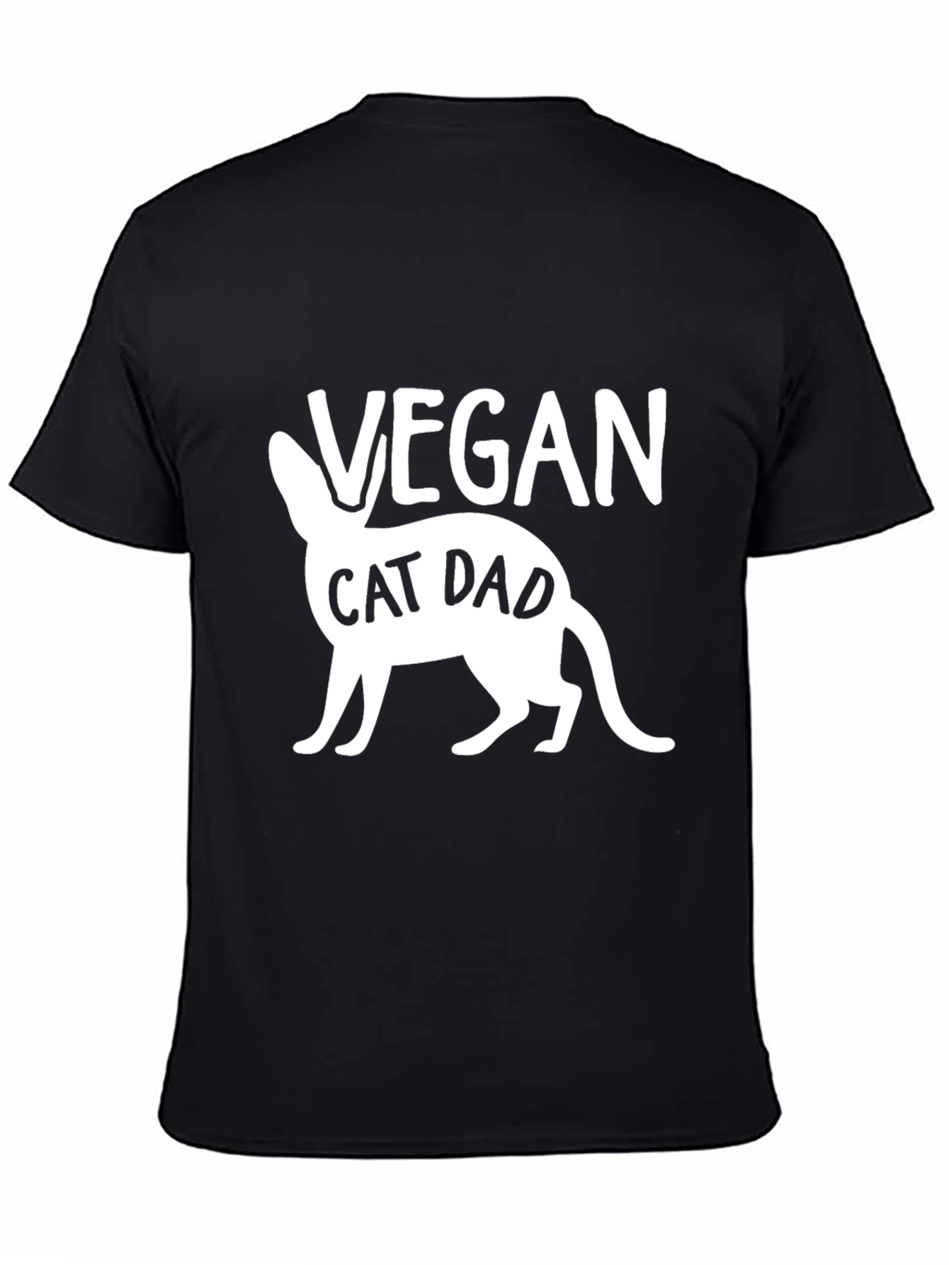 Vegan Cat Dad T-Shirt