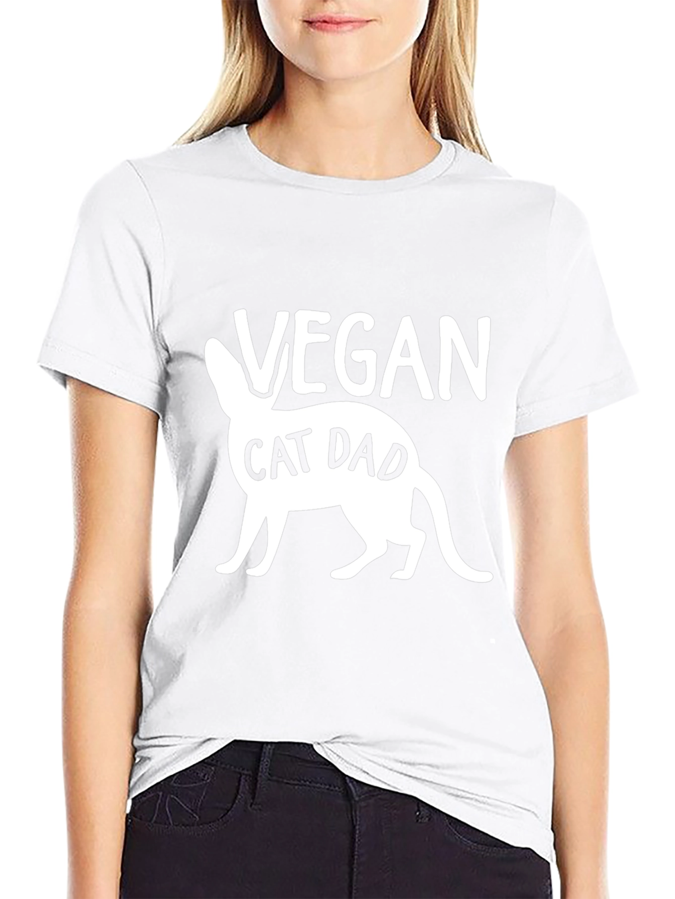 Vegan Cat Dad T-Shirt
