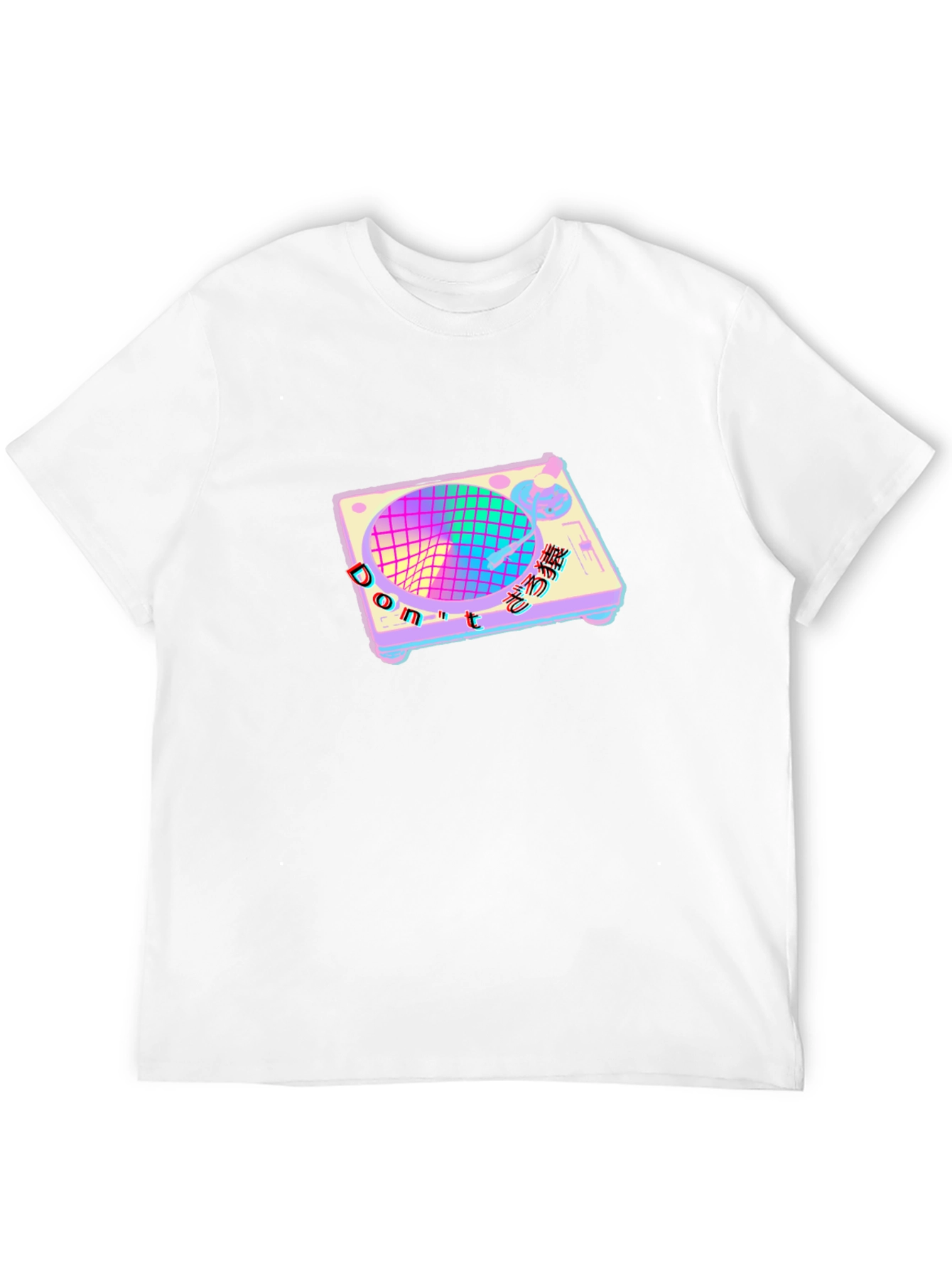 Vaporwave Turntable Graphic Tee
