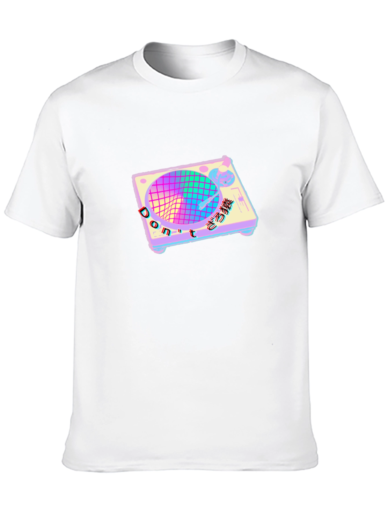 Vaporwave Turntable Graphic Tee