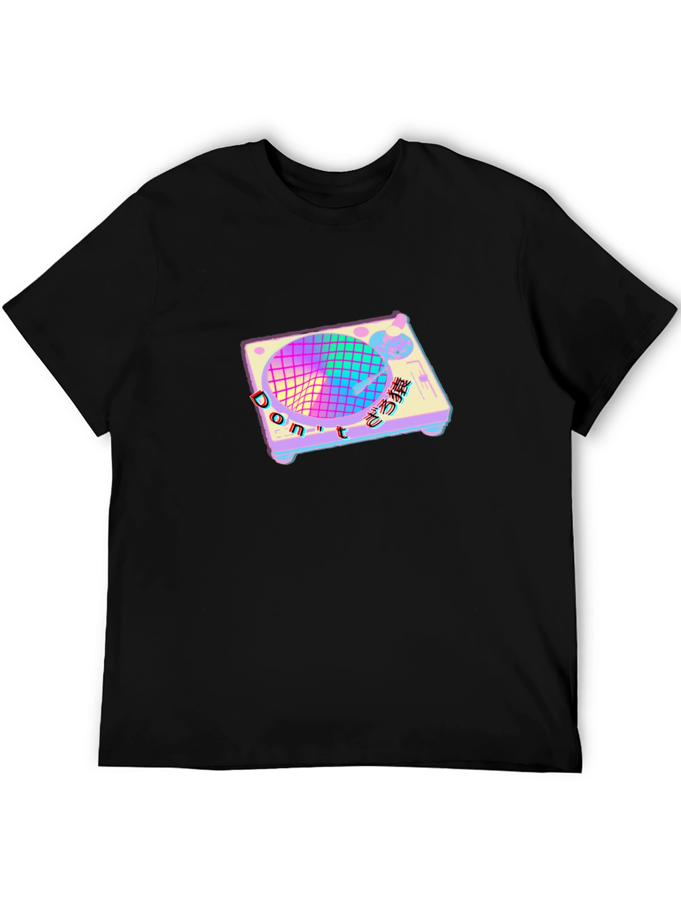 Vaporwave Turntable Graphic Tee