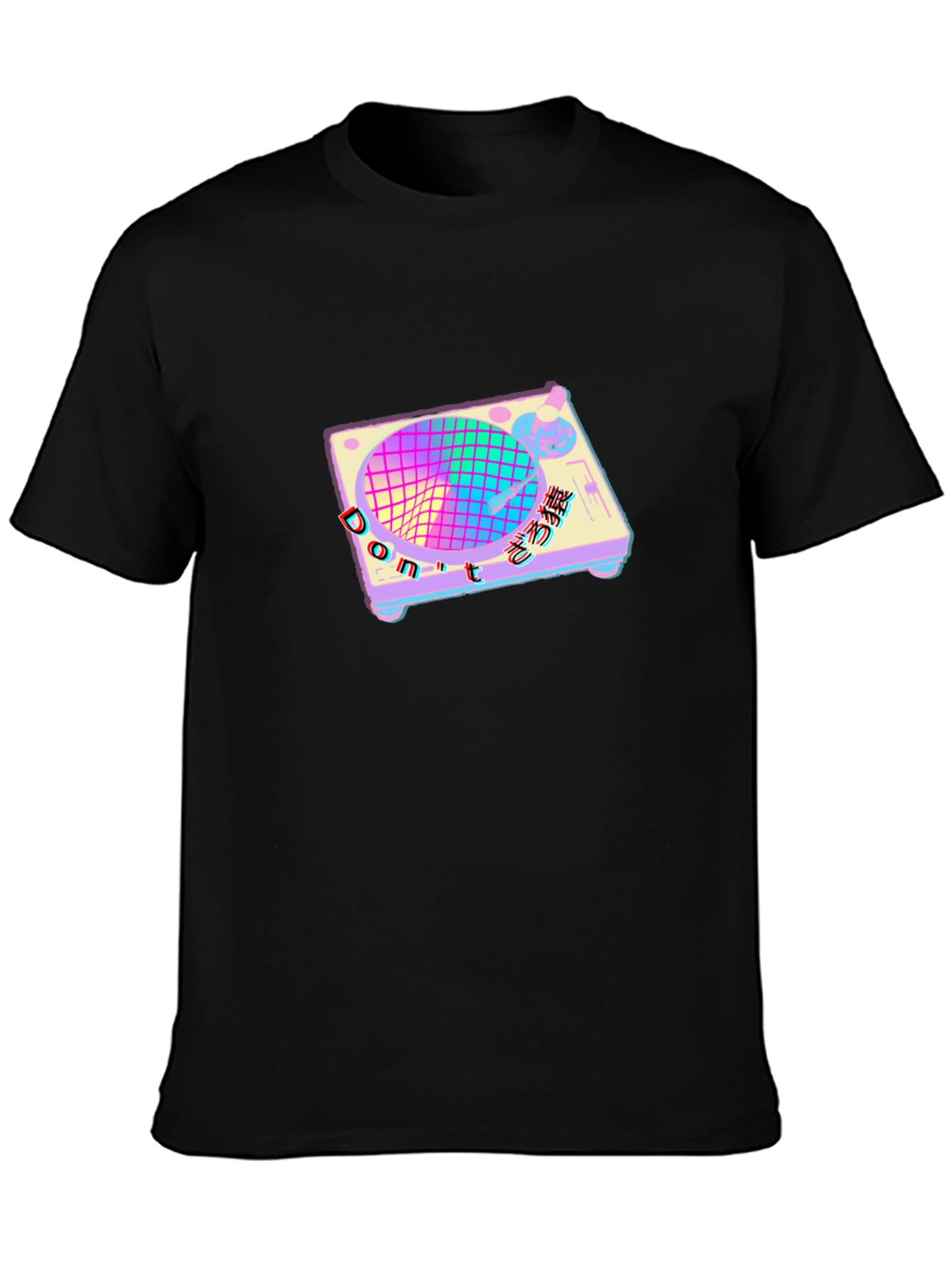 Vaporwave Turntable Graphic Tee