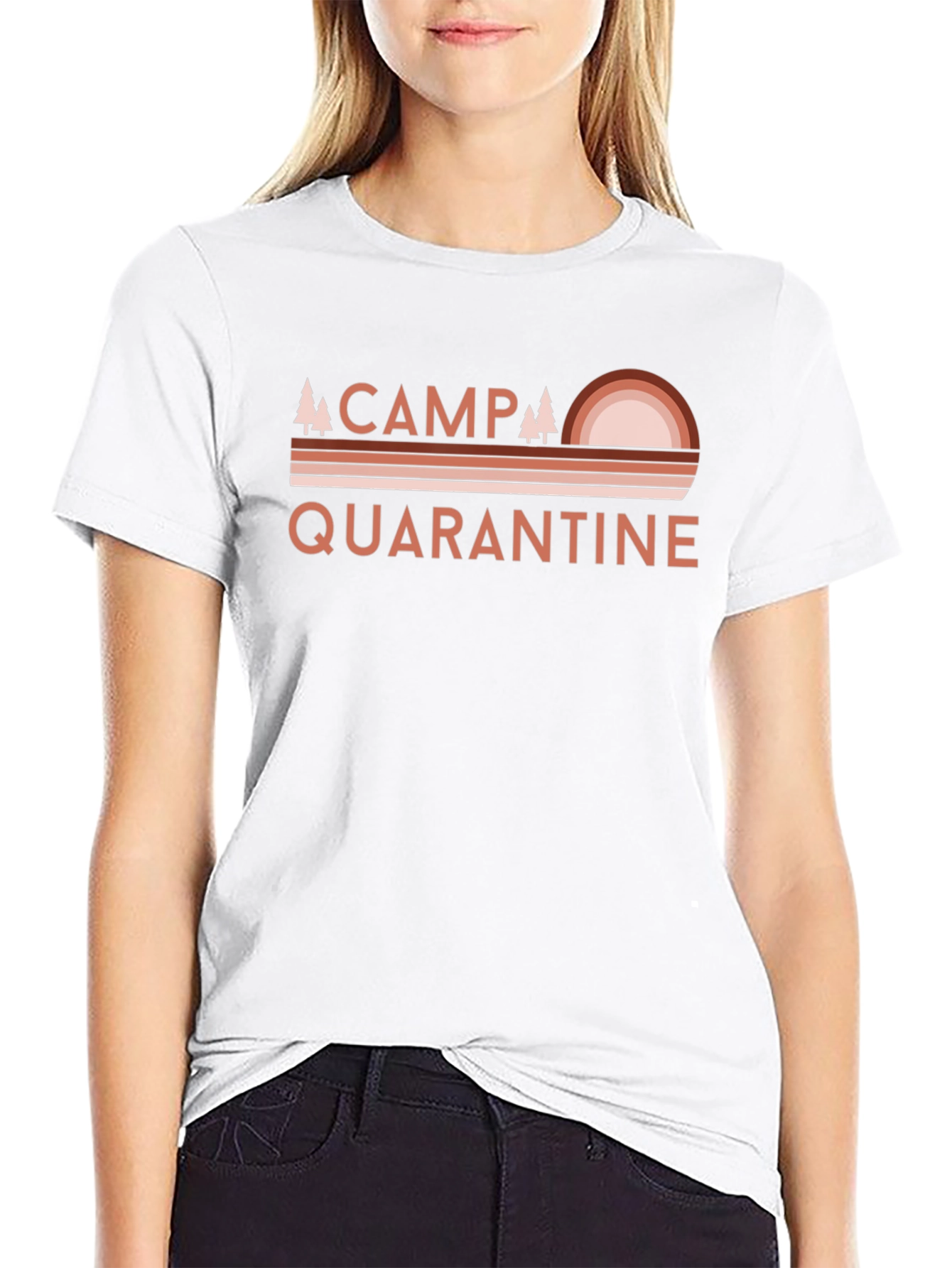 Camp Quarantine T-Shirt - Retro Camping Graphic Tee