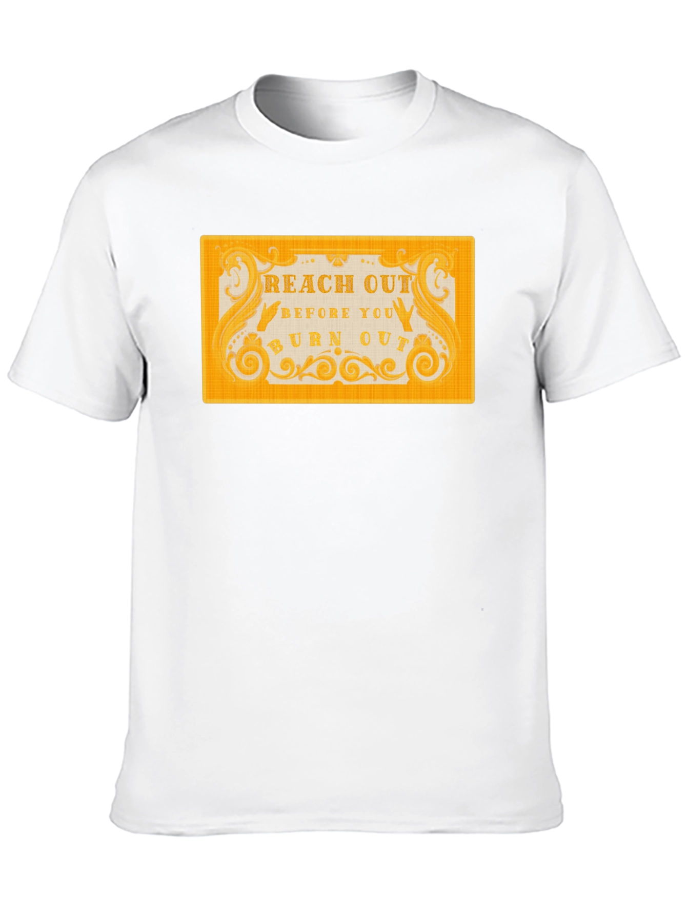 Reach Out T-Shirt - Black Motivational Tee