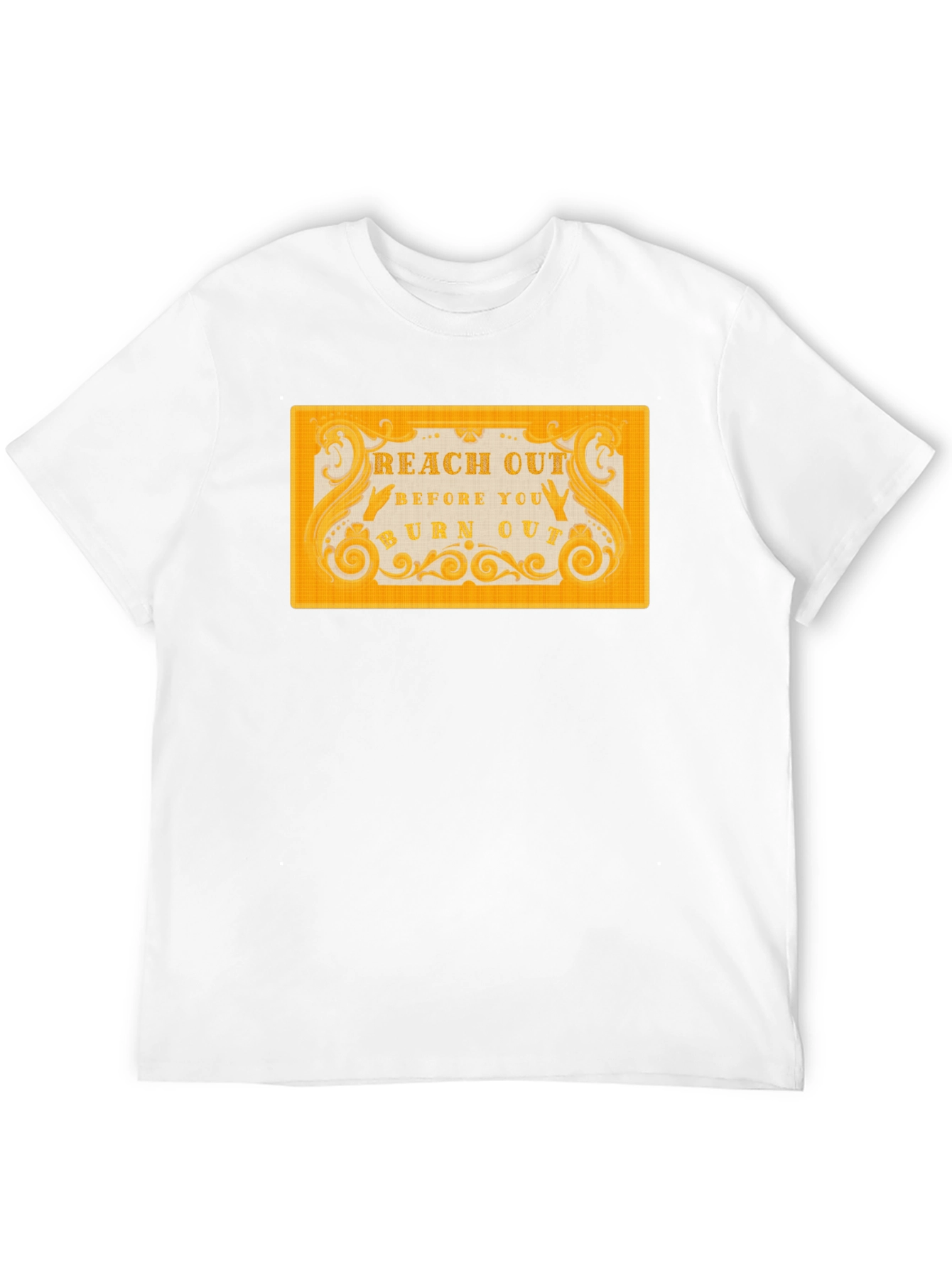 Reach Out T-Shirt - Black Motivational Tee