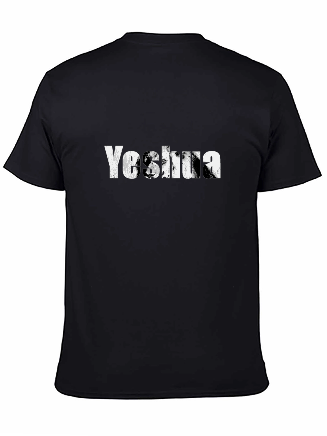 Yeshua Graphic Print Black T-Shirt