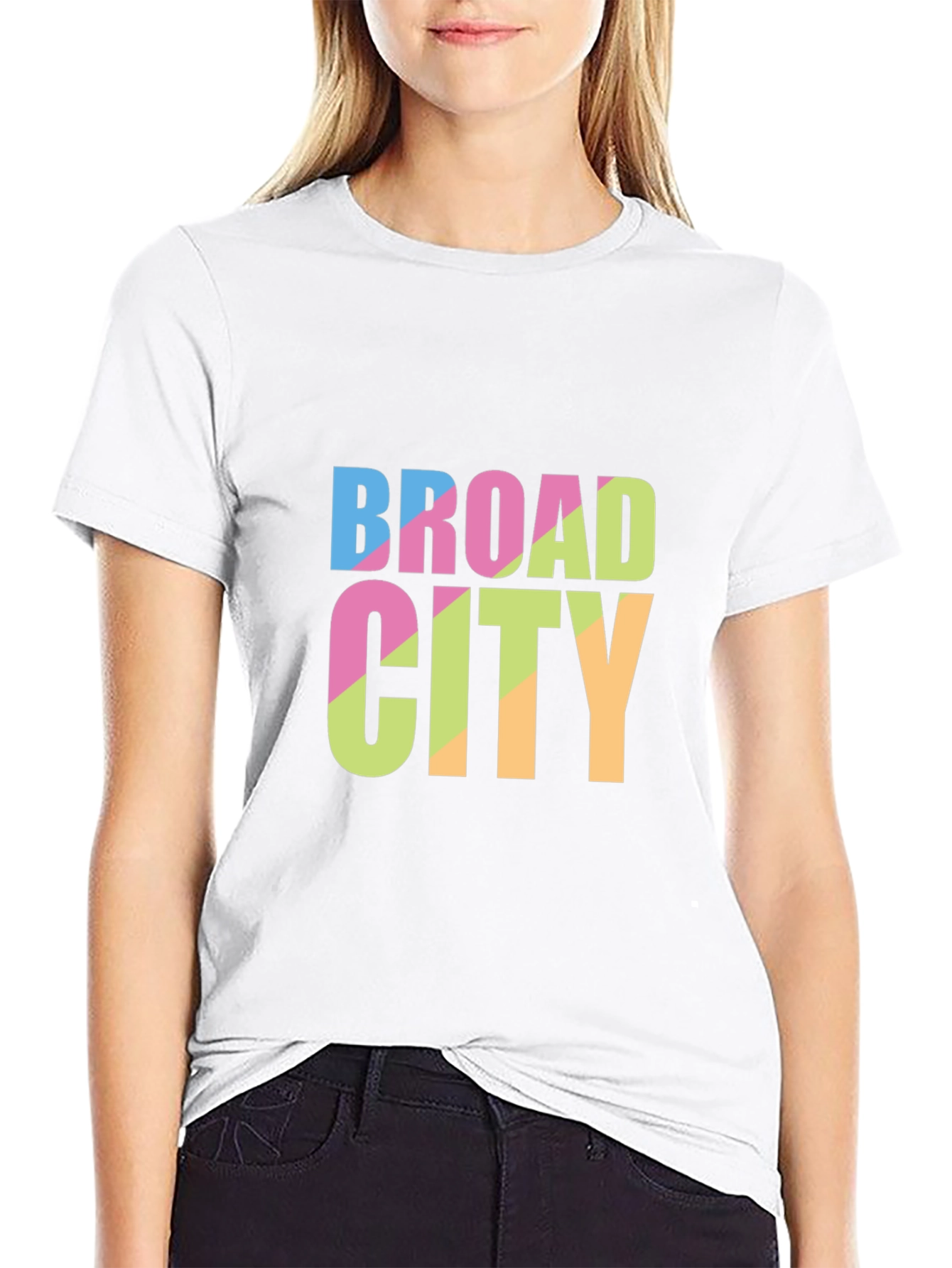 Broad City Retro Graphic Tee - Soft Black T-Shirt