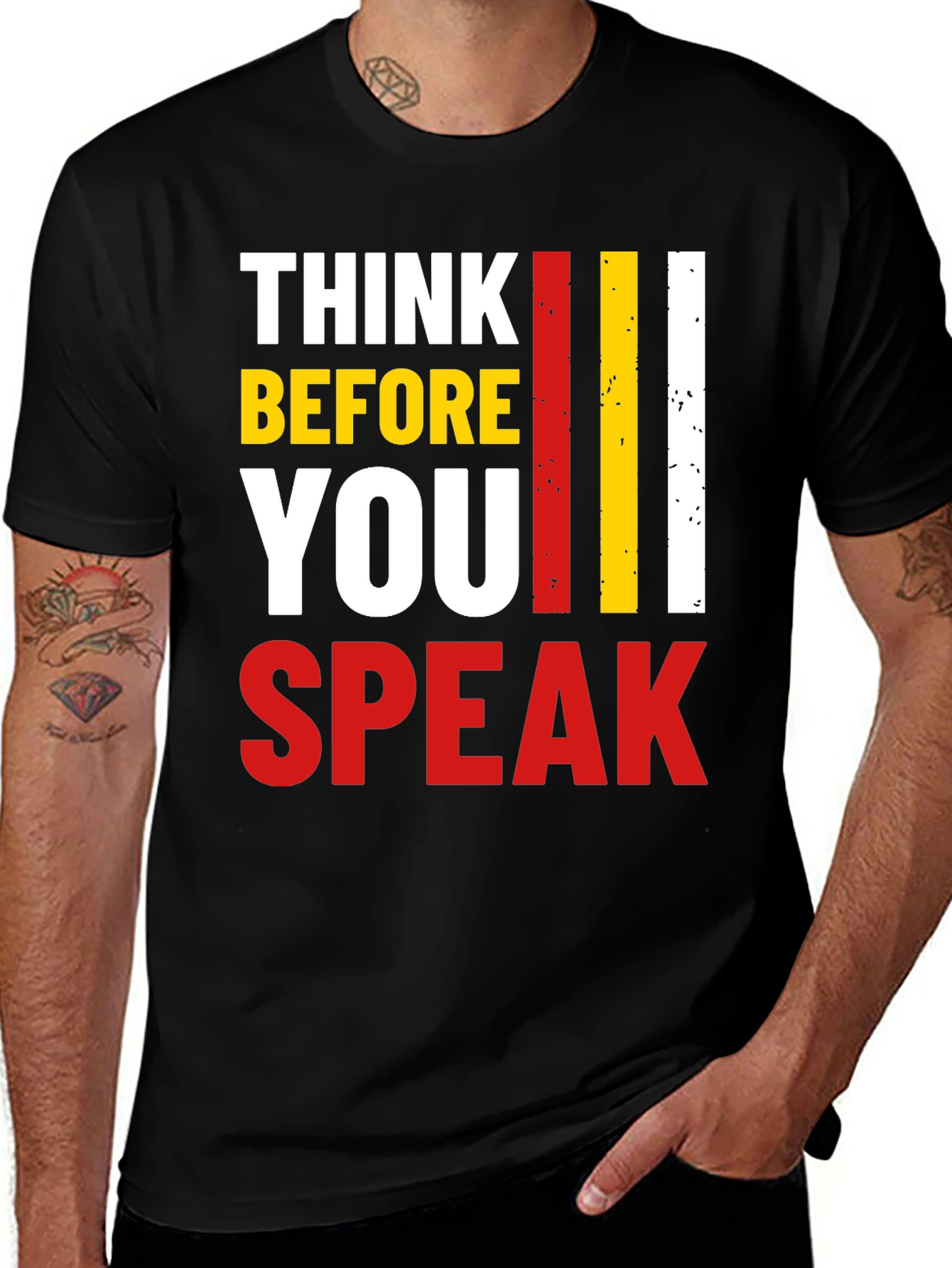 Think Before You Speak Graphic Tee