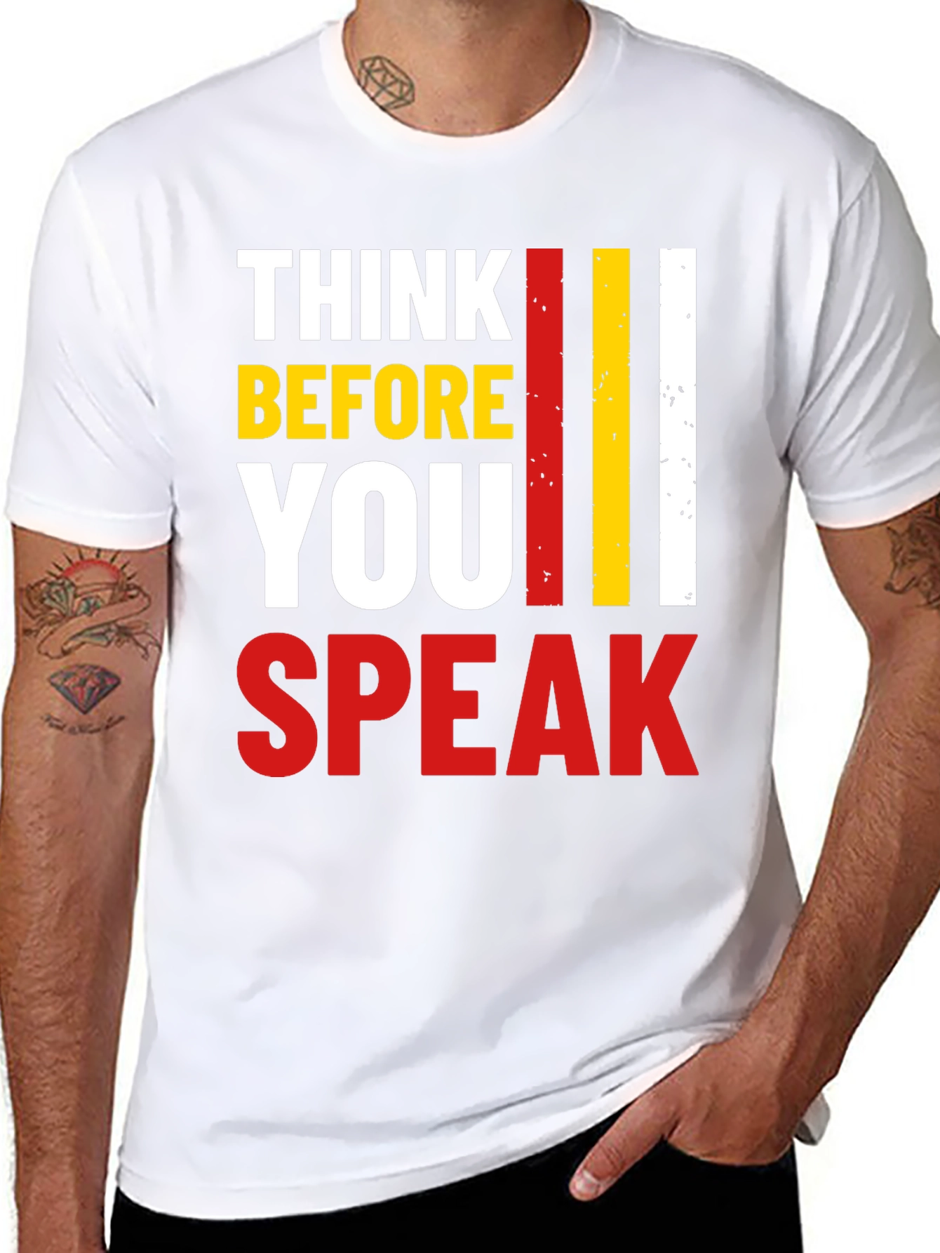 Think Before You Speak Graphic Tee
