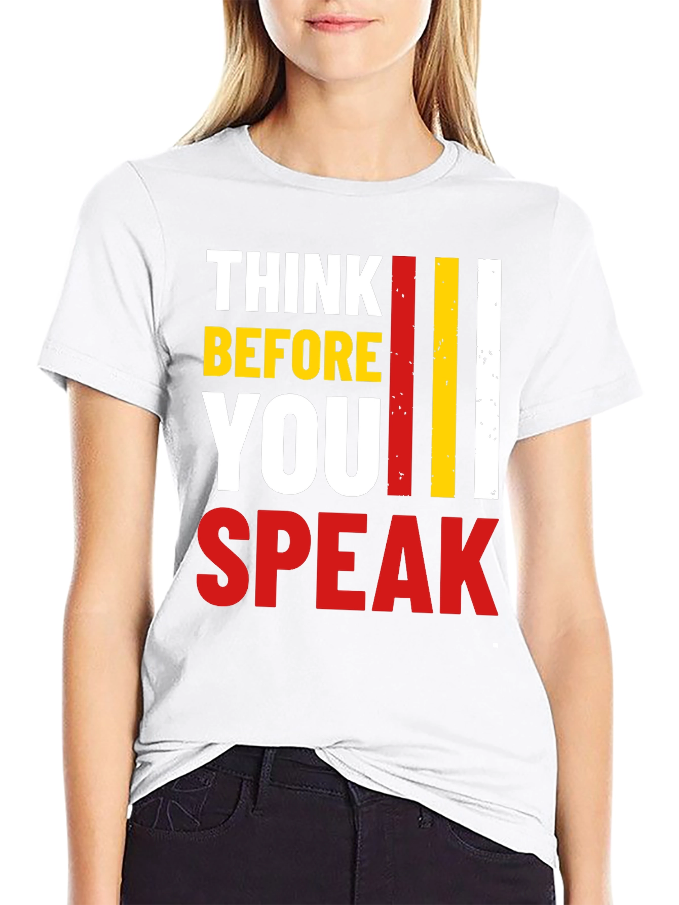 Think Before You Speak Graphic Tee