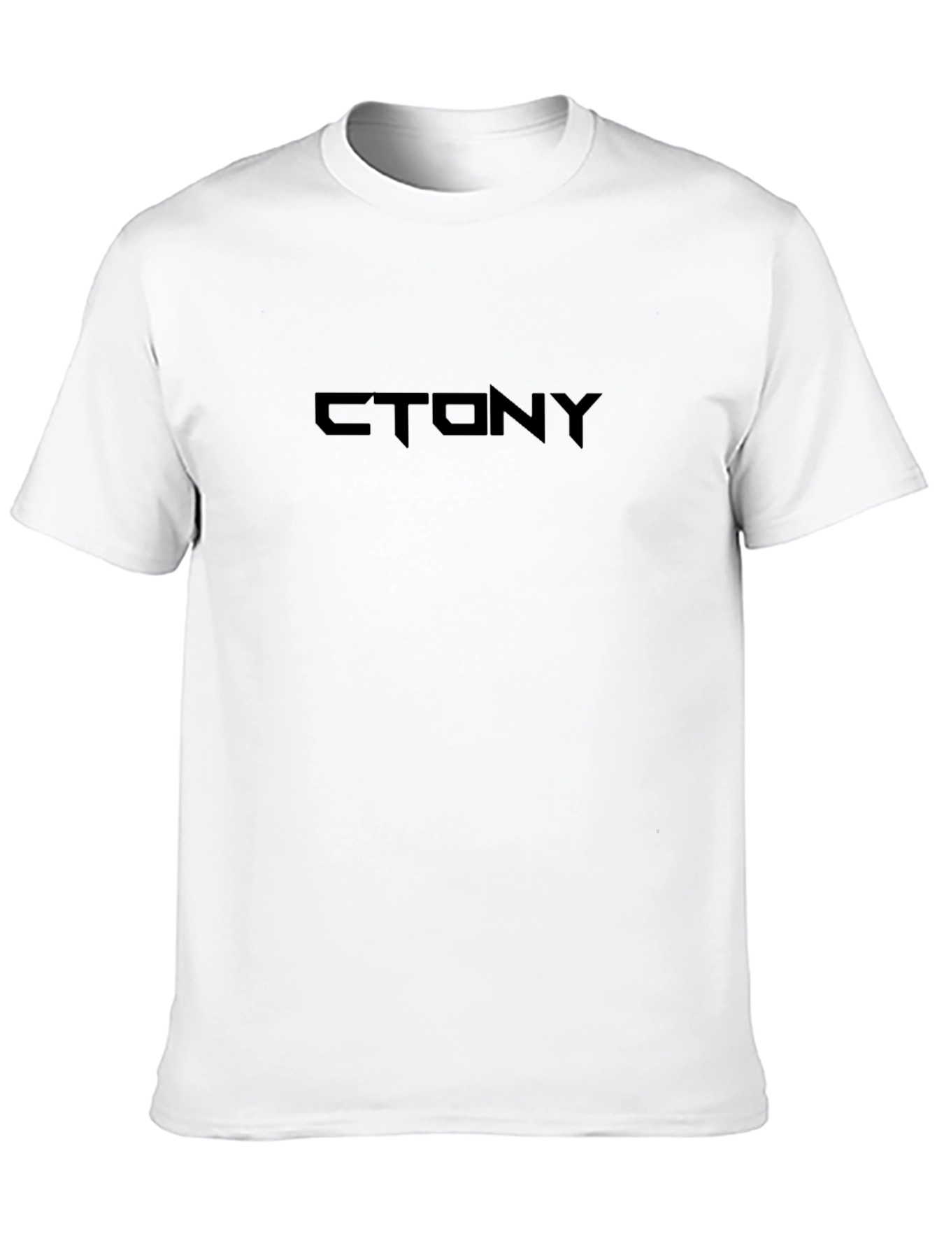 CTONY Black Graphic T-Shirt