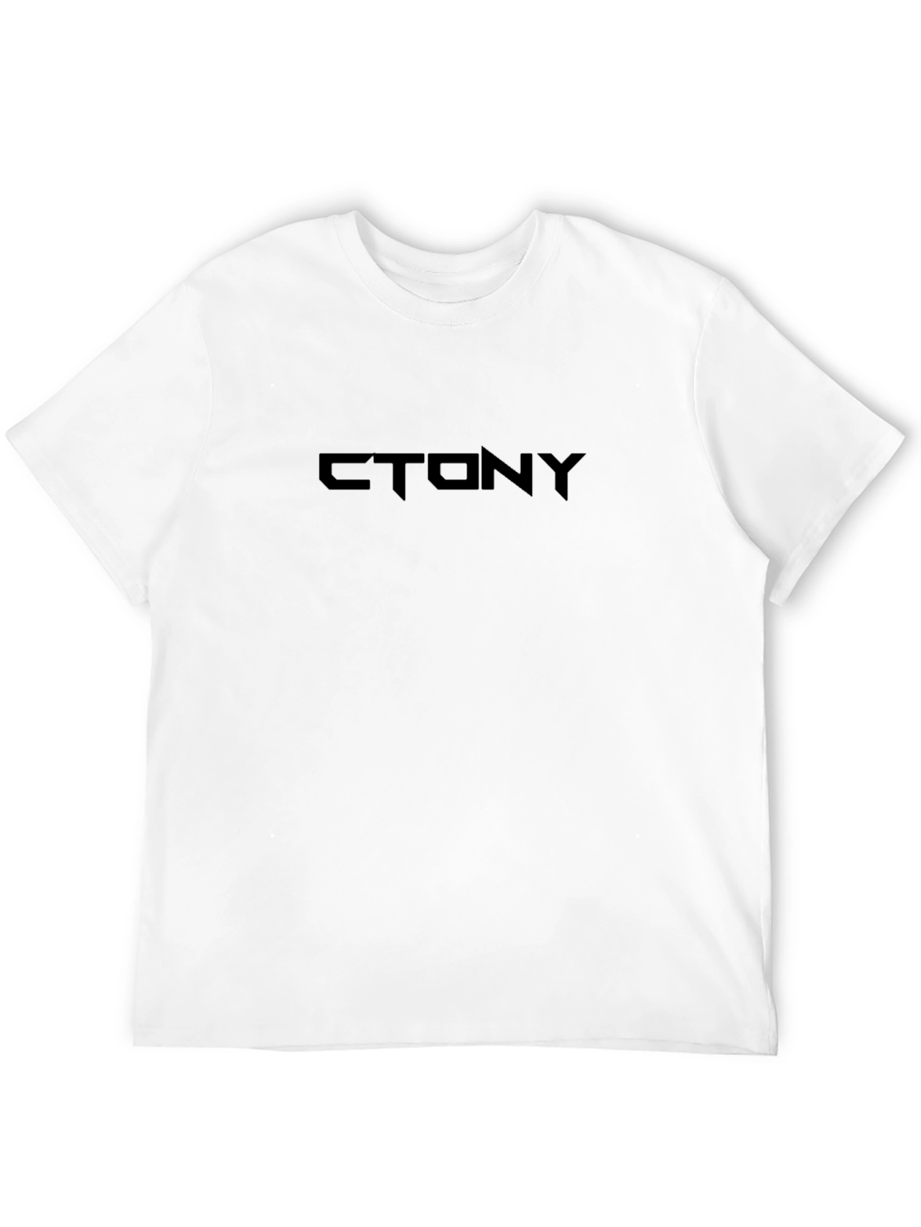 CTONY Black Graphic T-Shirt