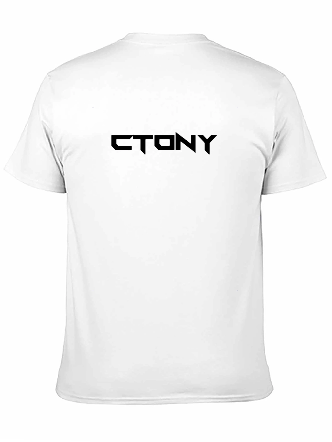 CTONY Black Graphic T-Shirt