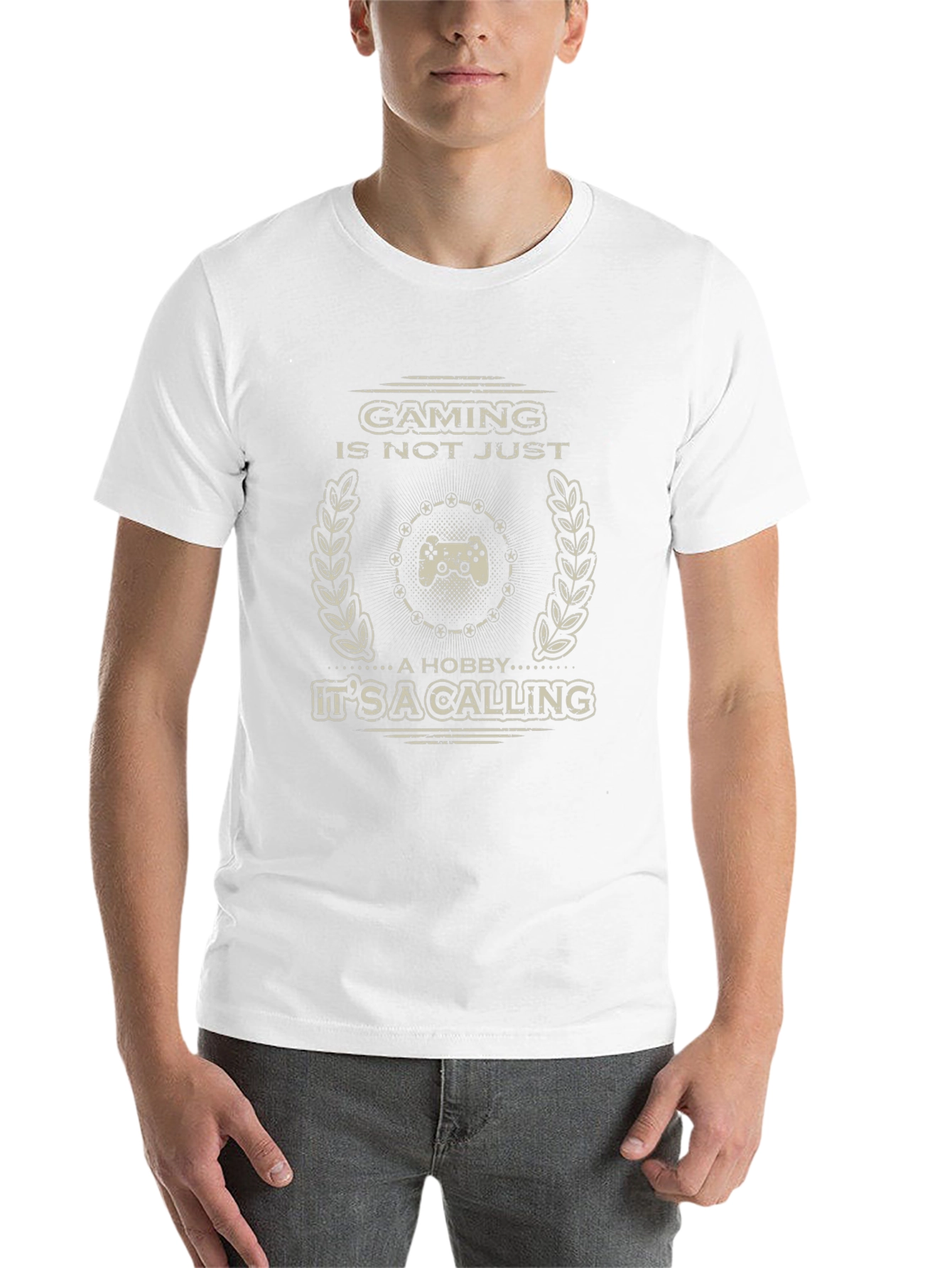 Gaming Is A Calling Black Graphic T-Shirt