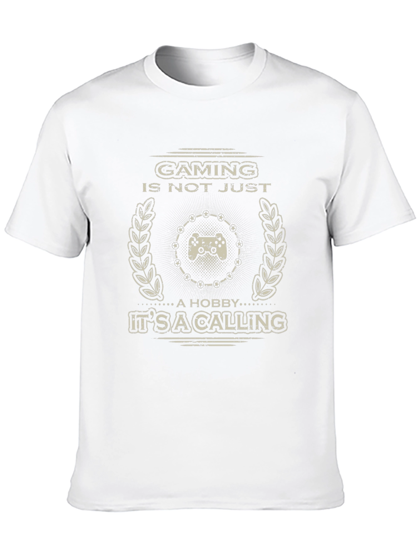 Gaming Is A Calling Black Graphic T-Shirt