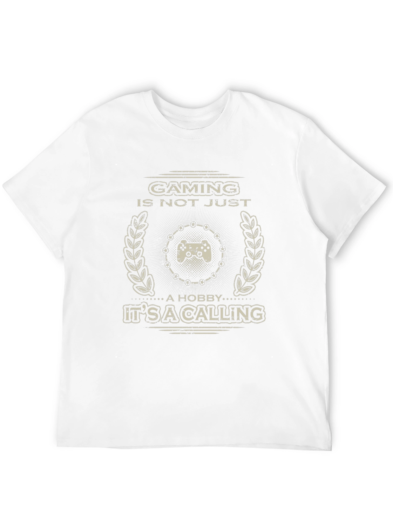 Gaming Is A Calling Black Graphic T-Shirt
