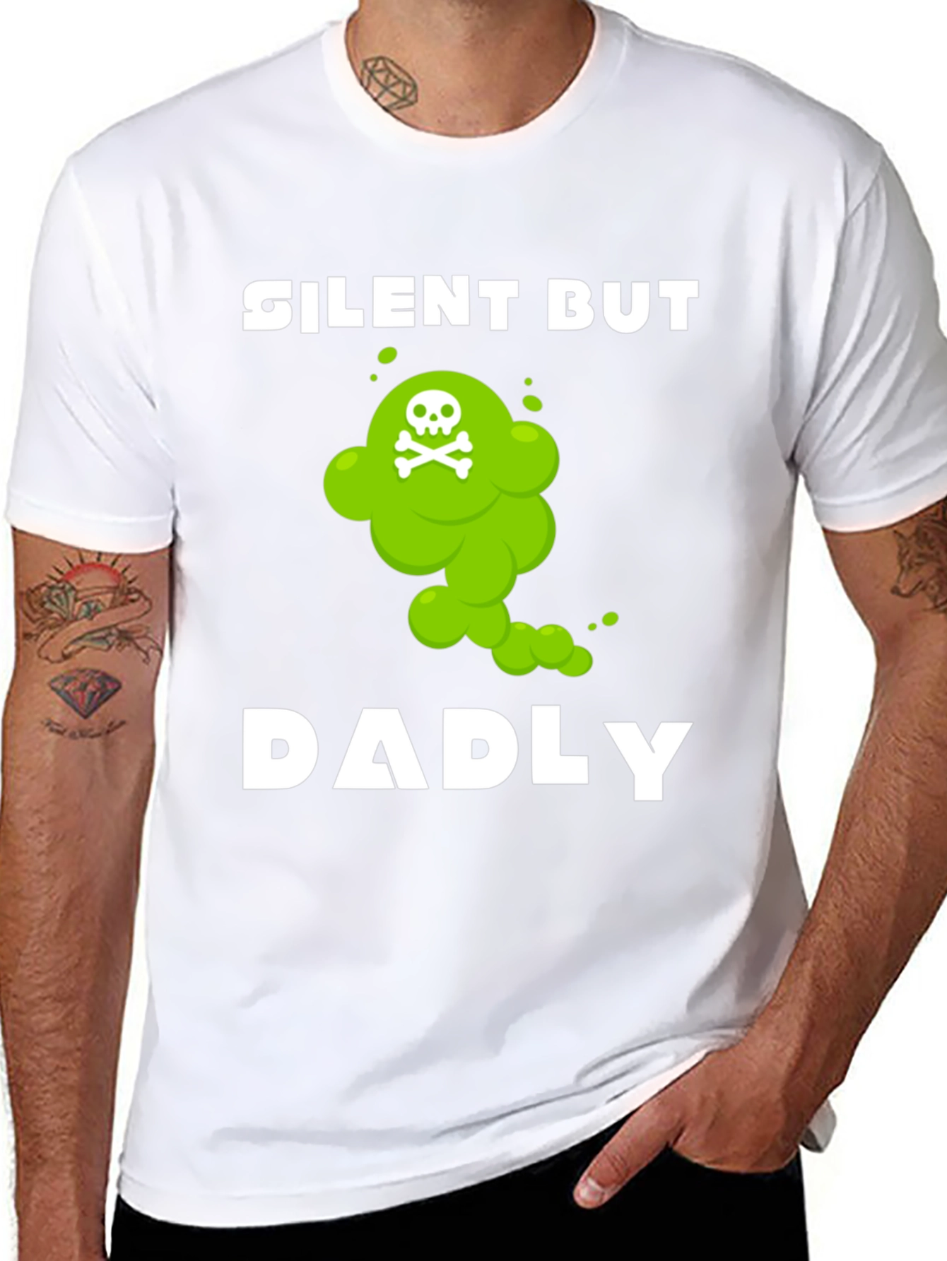 Silent But Dadly T-Shirt