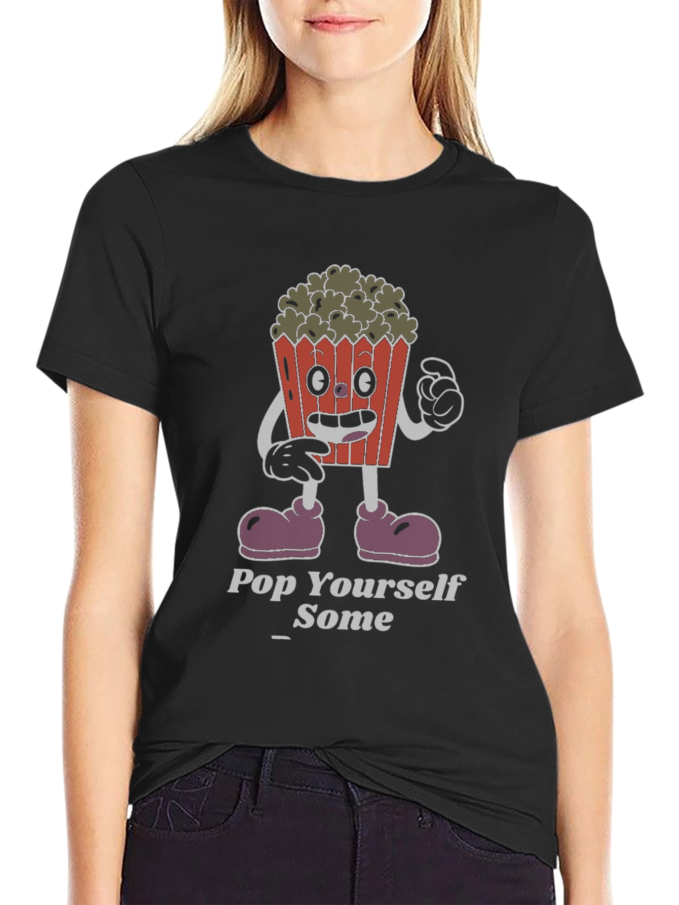 Pop Yourself Some Black Graphic Tee