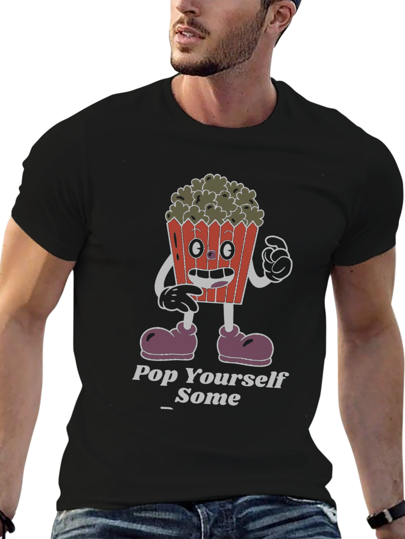 Pop Yourself Some Black Graphic Tee