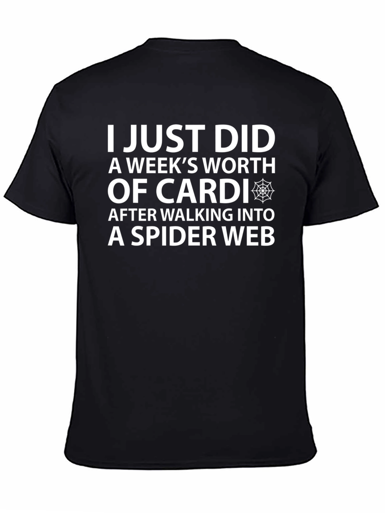 Funny Cardi Spider Web T-Shirt