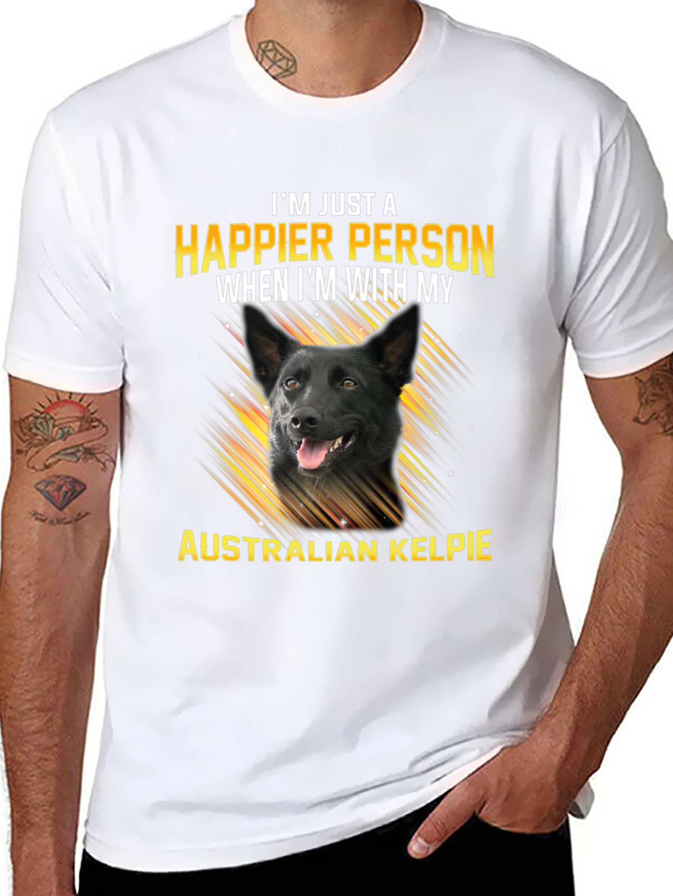 Happier Person Australian Kelpie T-Shirt