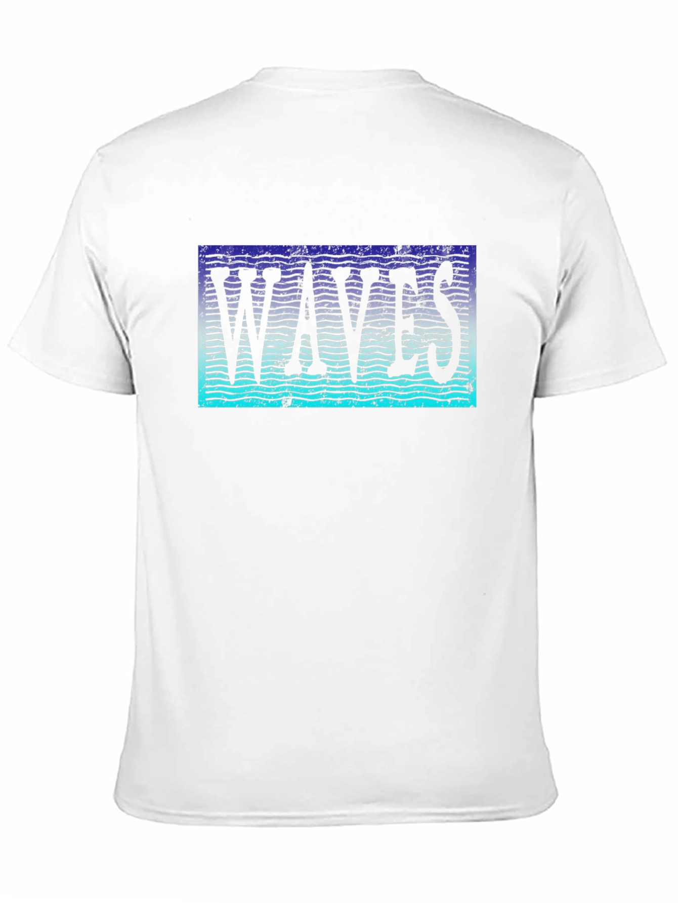 Waves Graphic T-Shirt - Trendy Black Tee