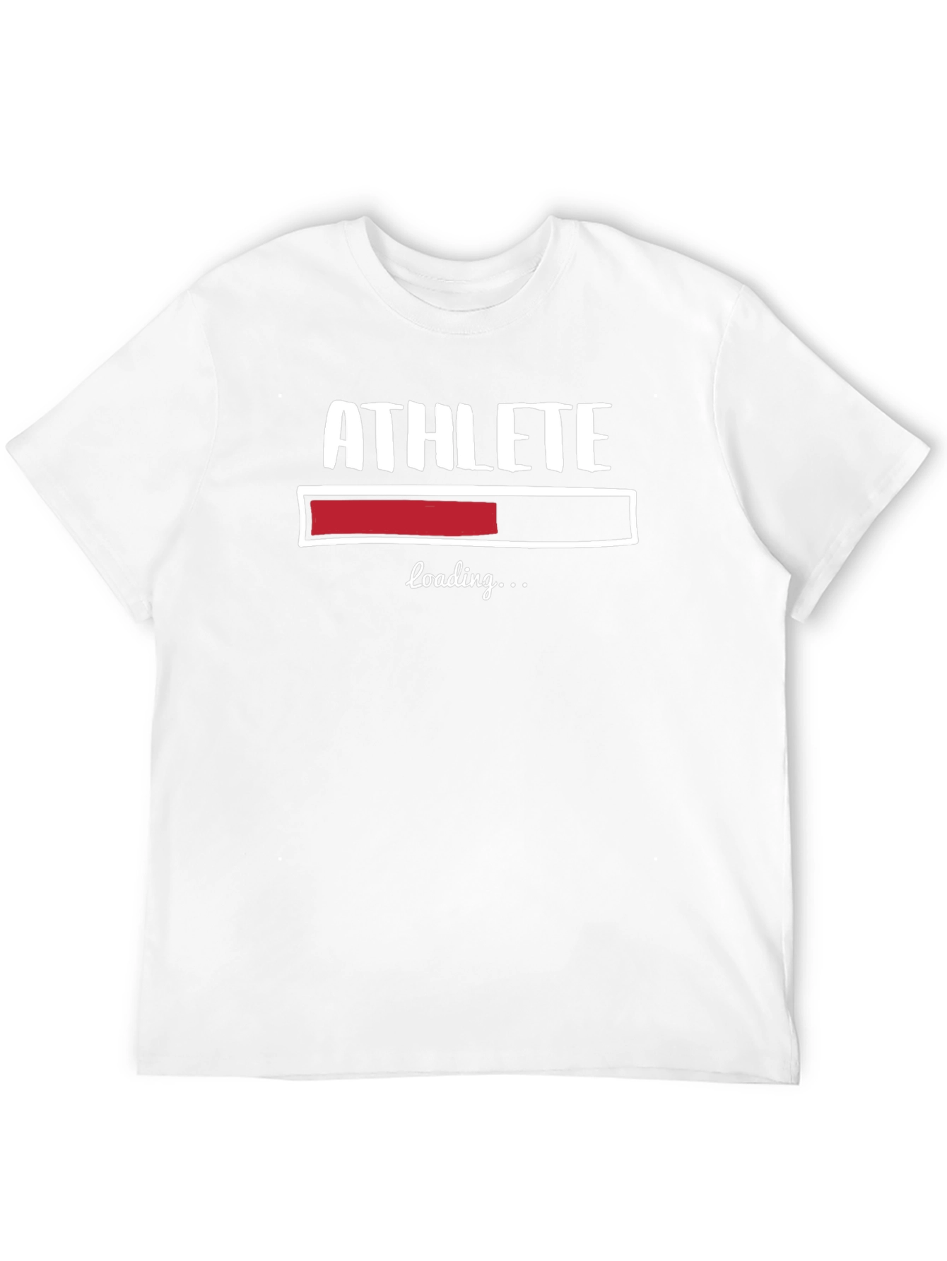 Athlete Loading Funny Graphic Tee - Black