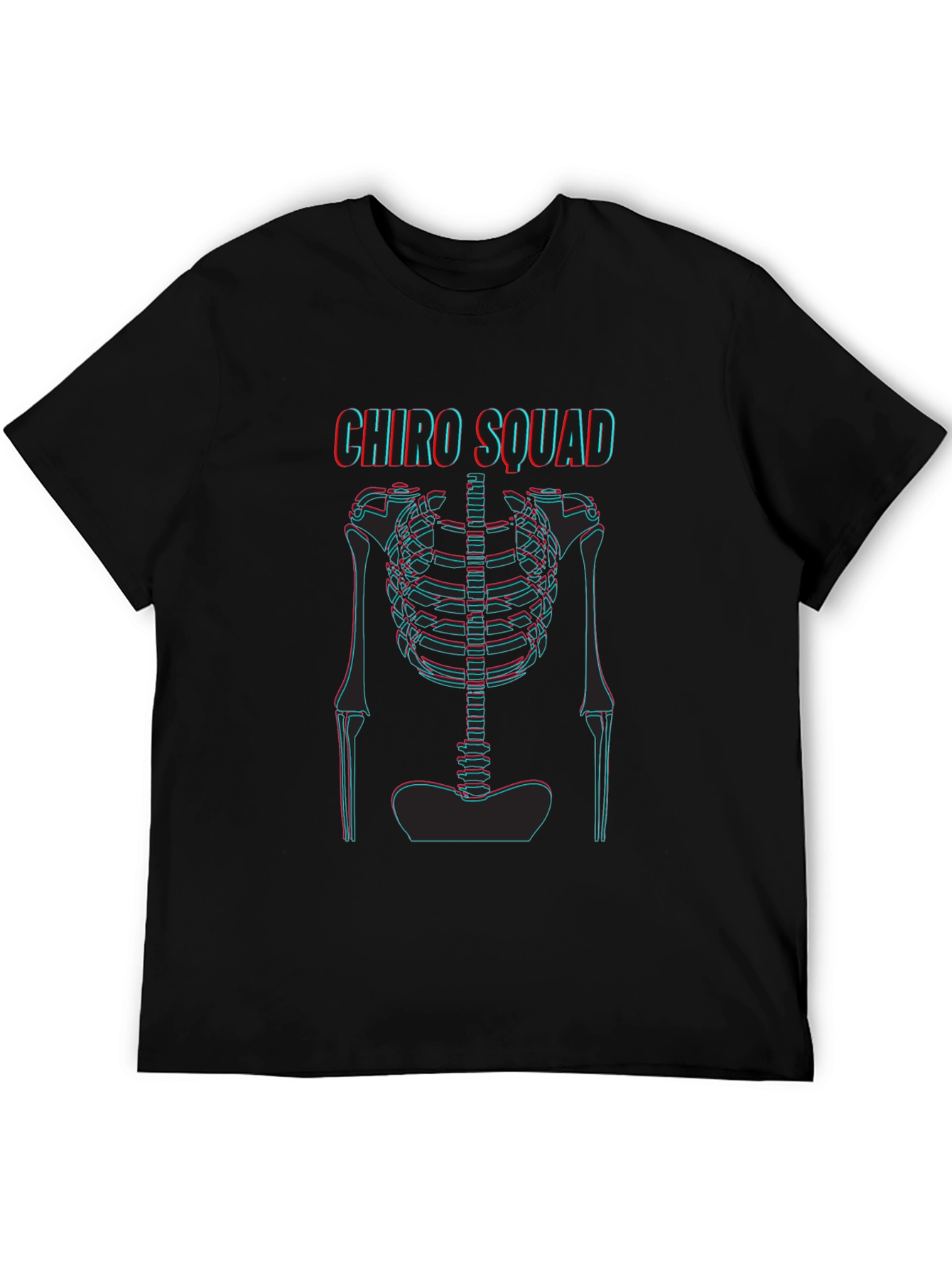 Chiro Squad 3D Skeleton Graphic Tee