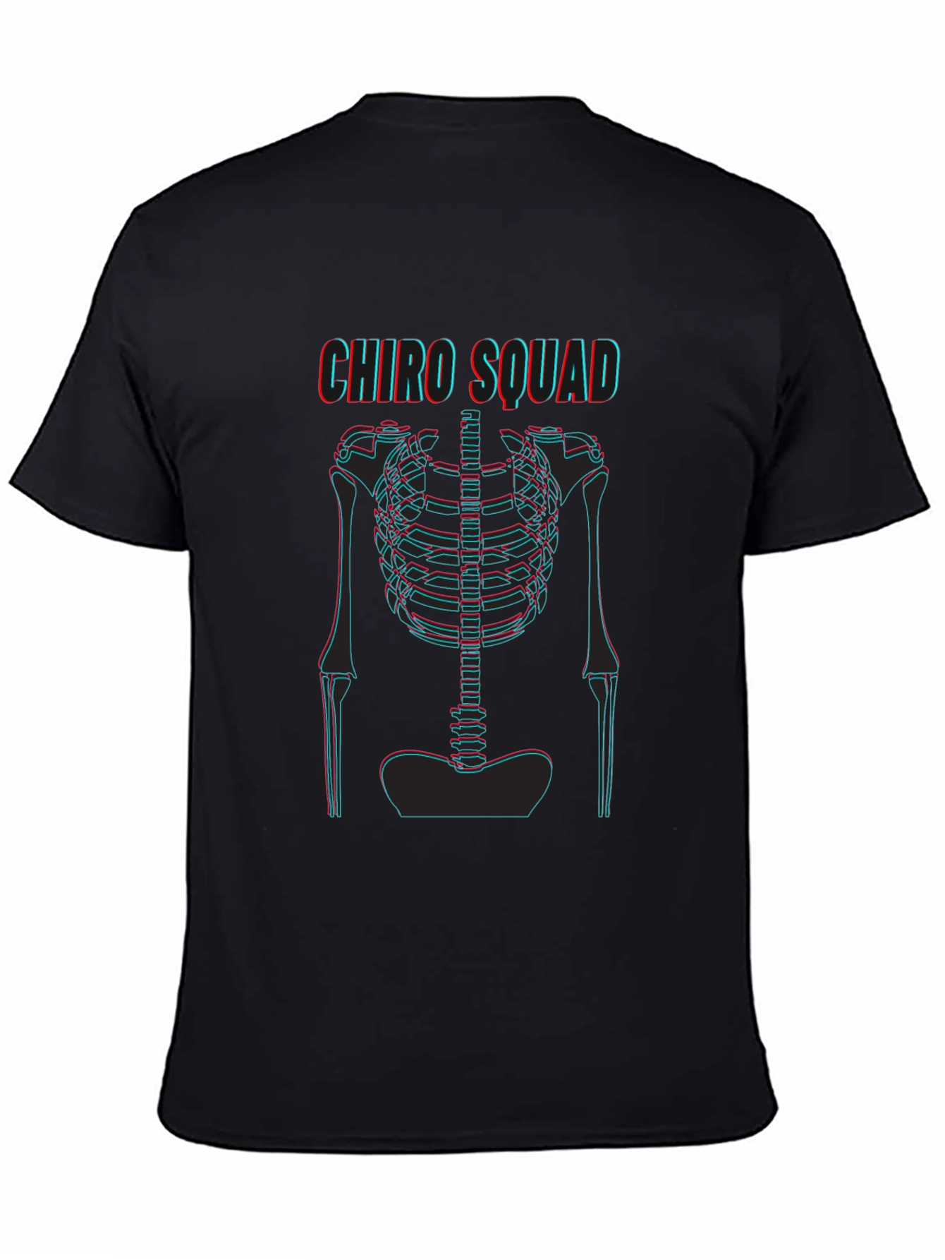 Chiro Squad 3D Skeleton Graphic Tee