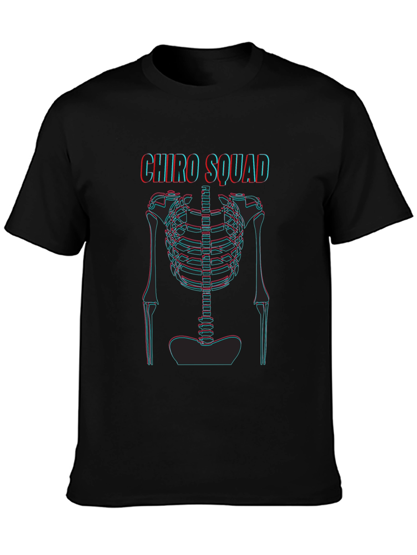 Chiro Squad 3D Skeleton Graphic Tee