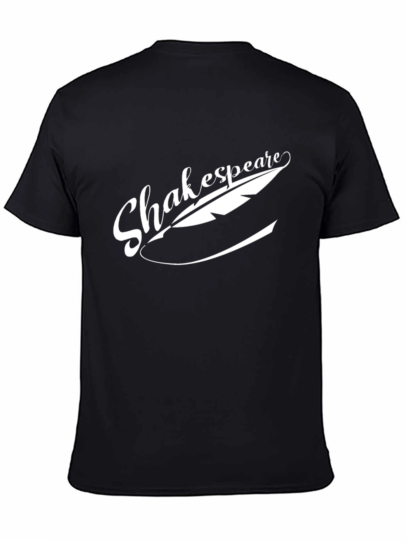 Shakespeare Quill Black Graphic Tee