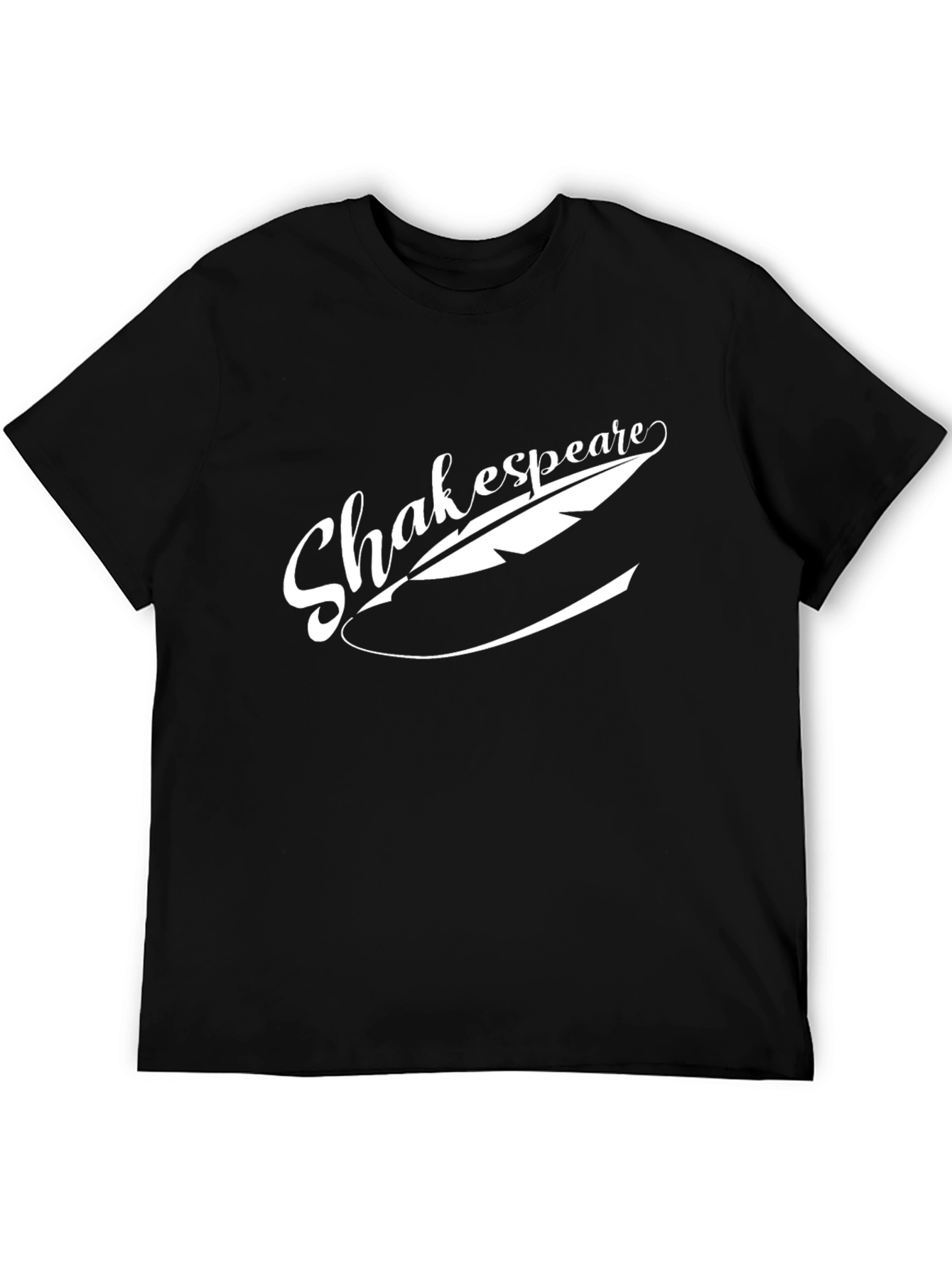 Shakespeare Quill Black Graphic Tee
