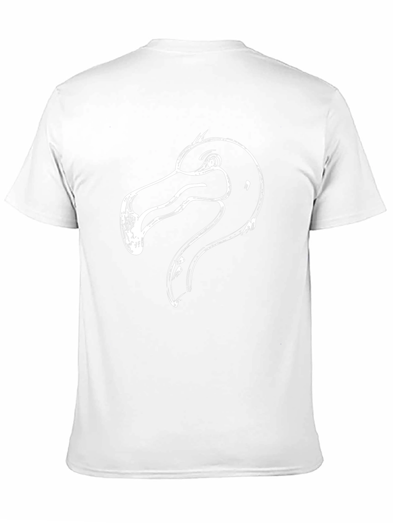Black Flamingo Graphic Tee - Stylish Mens T-Shirt