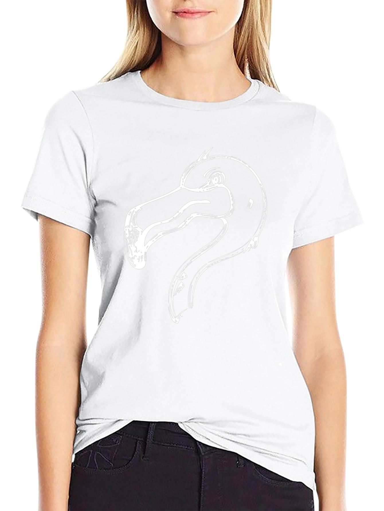 Black Flamingo Graphic Tee - Stylish Mens T-Shirt