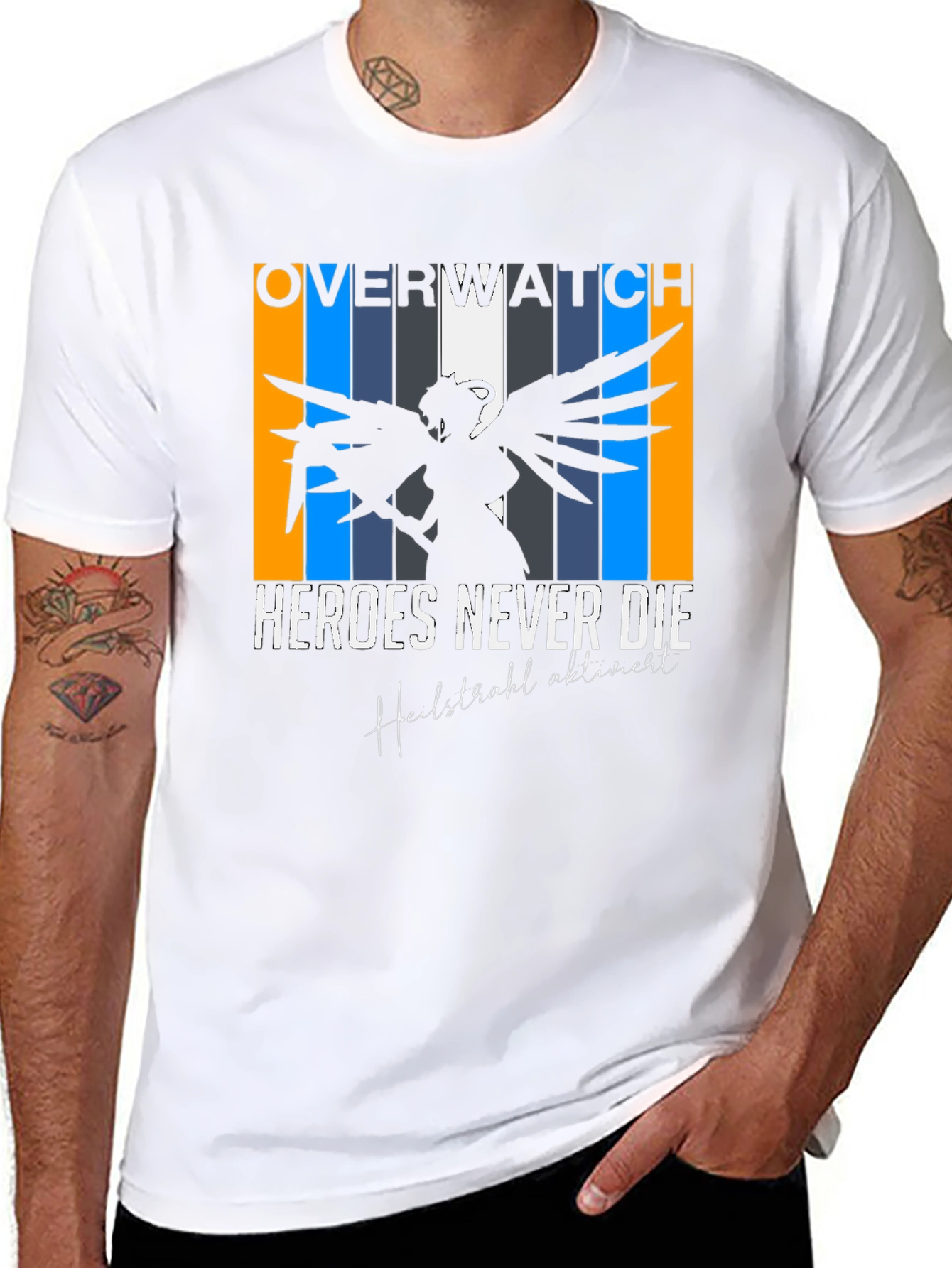 Overwatch Heroes Never Die Graphic T-Shirt