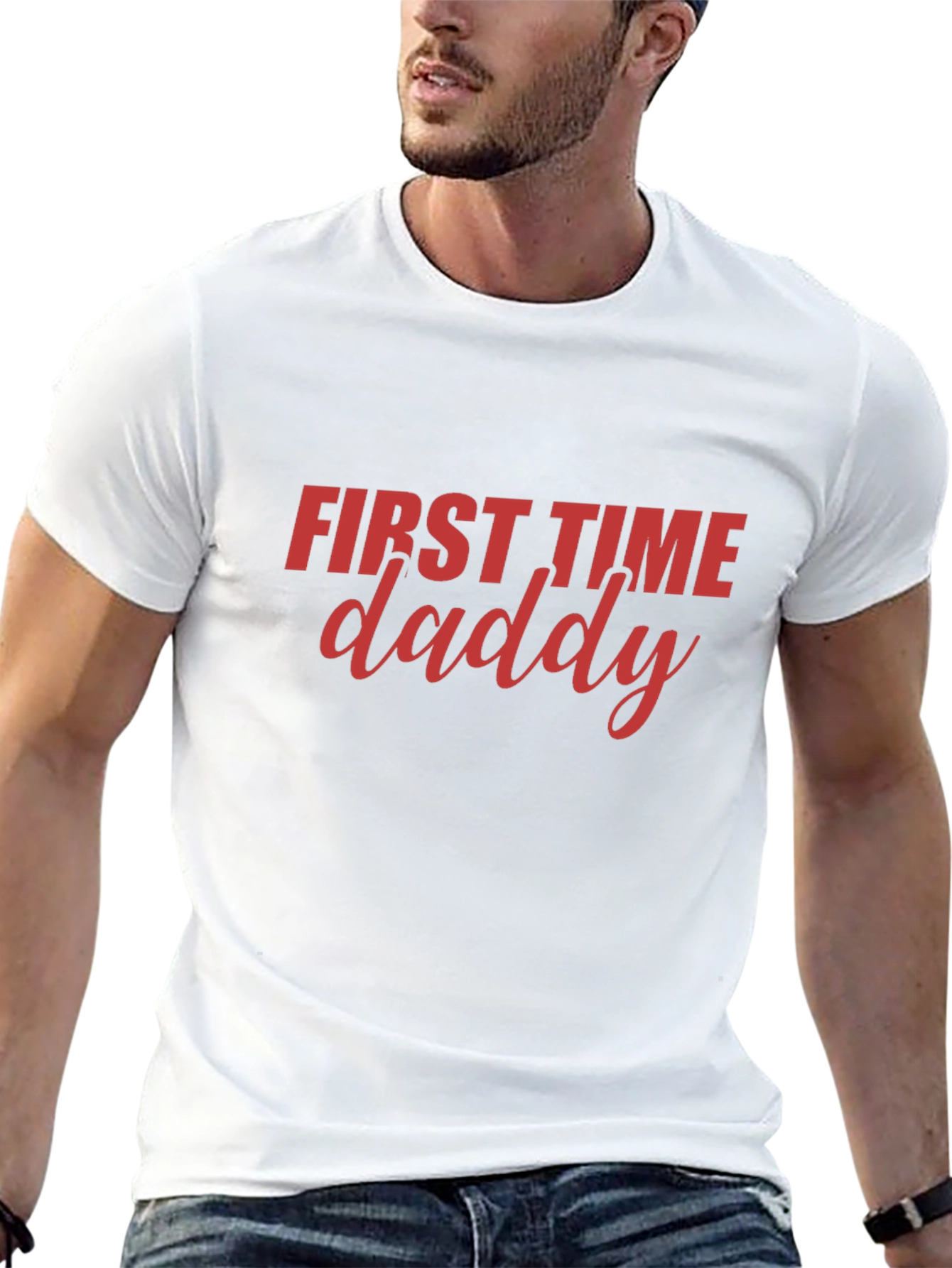 First Time Daddy Graphic T-Shirt