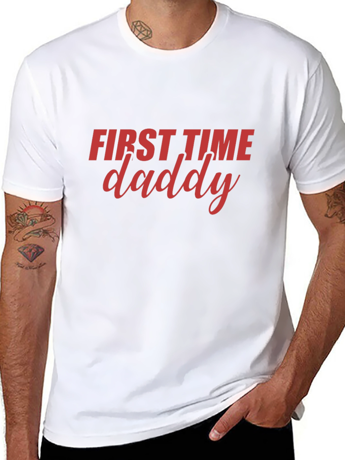 First Time Daddy Graphic T-Shirt