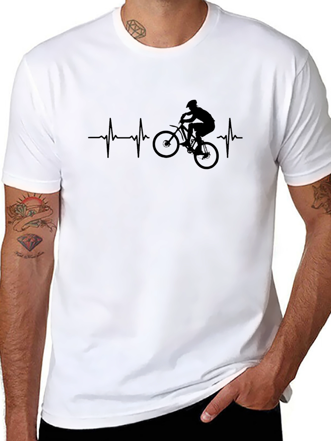 Mountain Bike Heartbeat T-Shirt