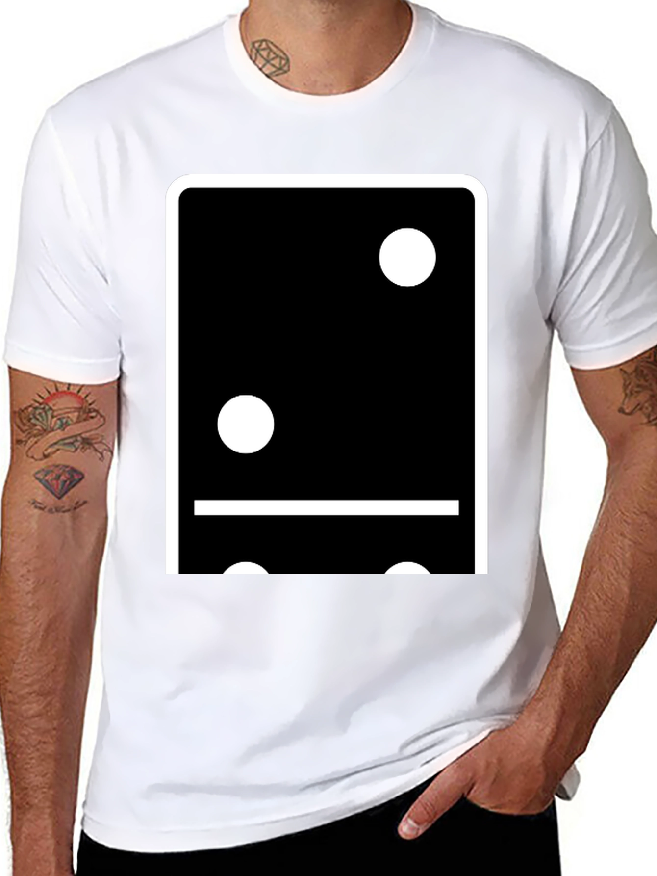 Domino T-Shirt - Stylish Minimalist Design