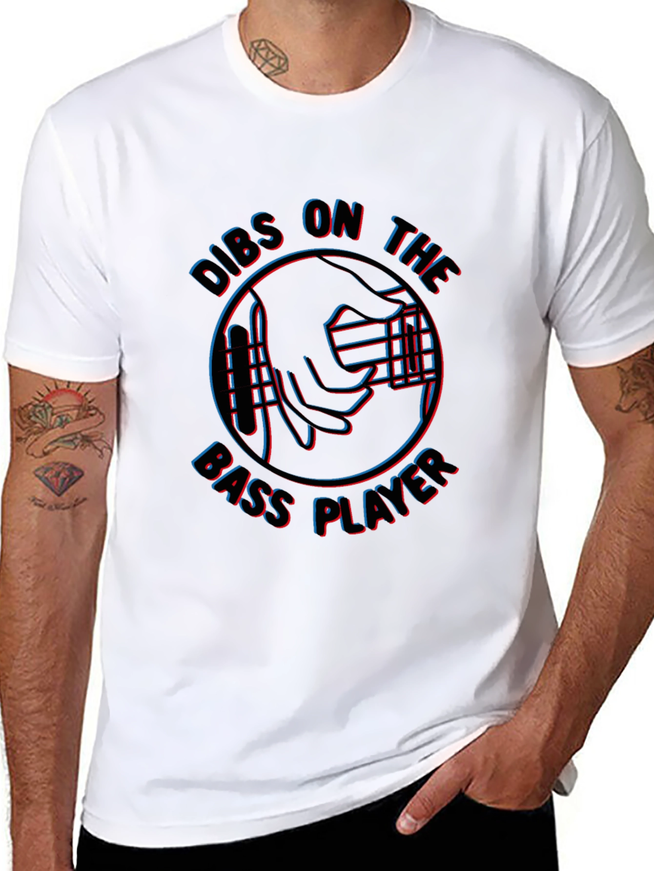 Dibs on the Bass Player Graphic T-Shirt