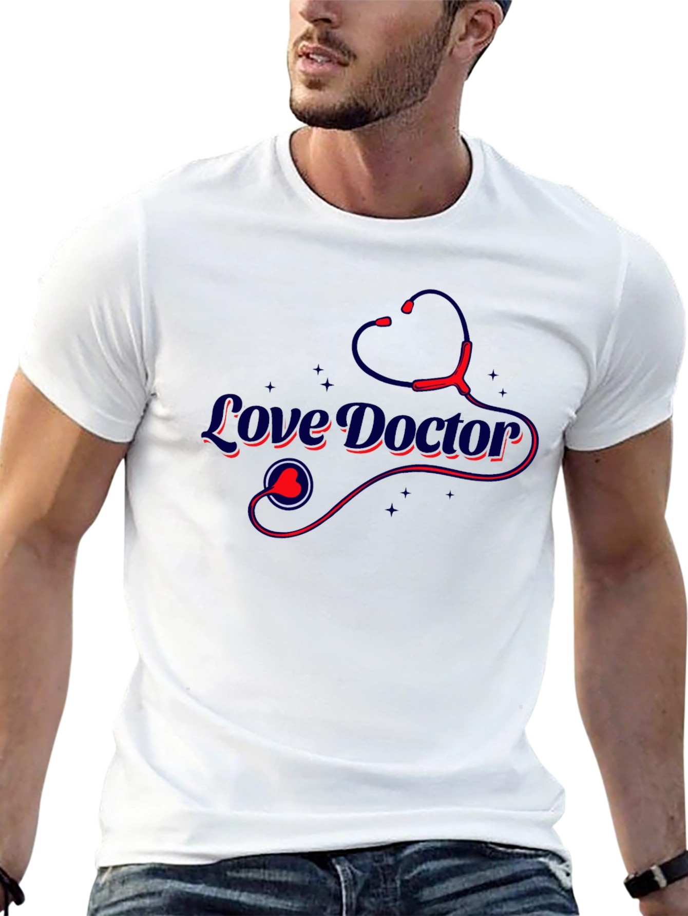 Love Doctor Graphic Tee - Black T-Shirt