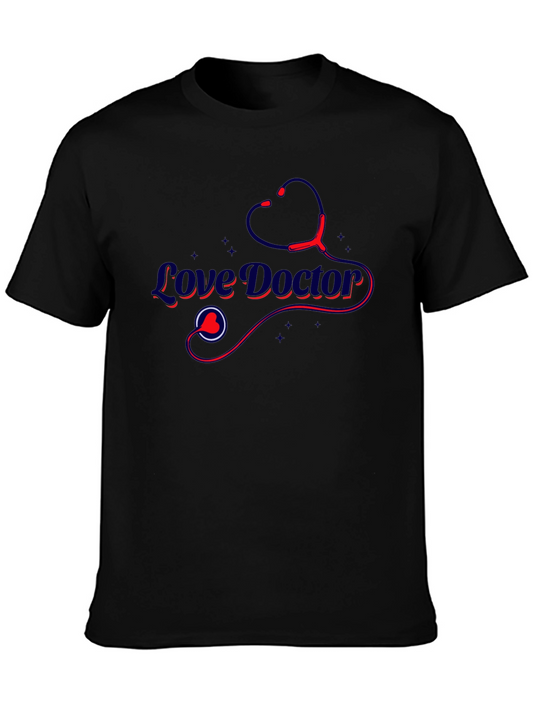 Love Doctor Graphic Tee - Black T-Shirt