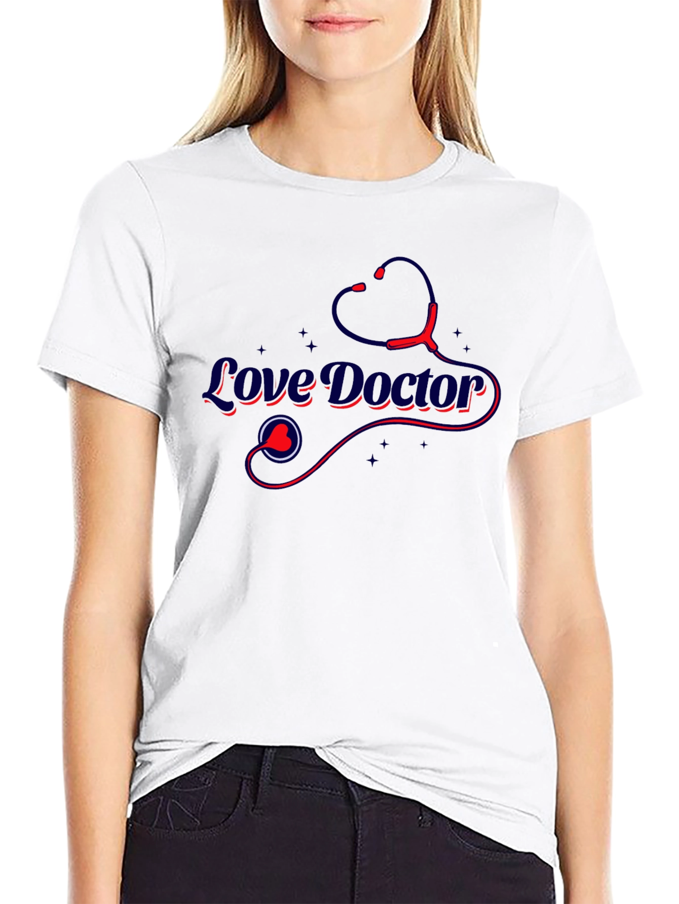 Love Doctor Graphic Tee - Black T-Shirt