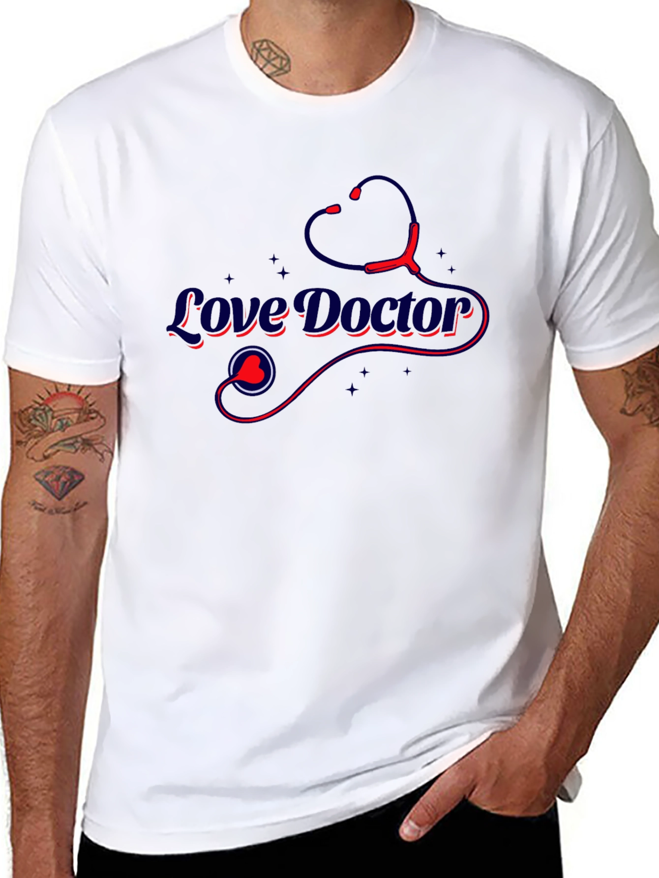 Love Doctor Graphic Tee - Black T-Shirt