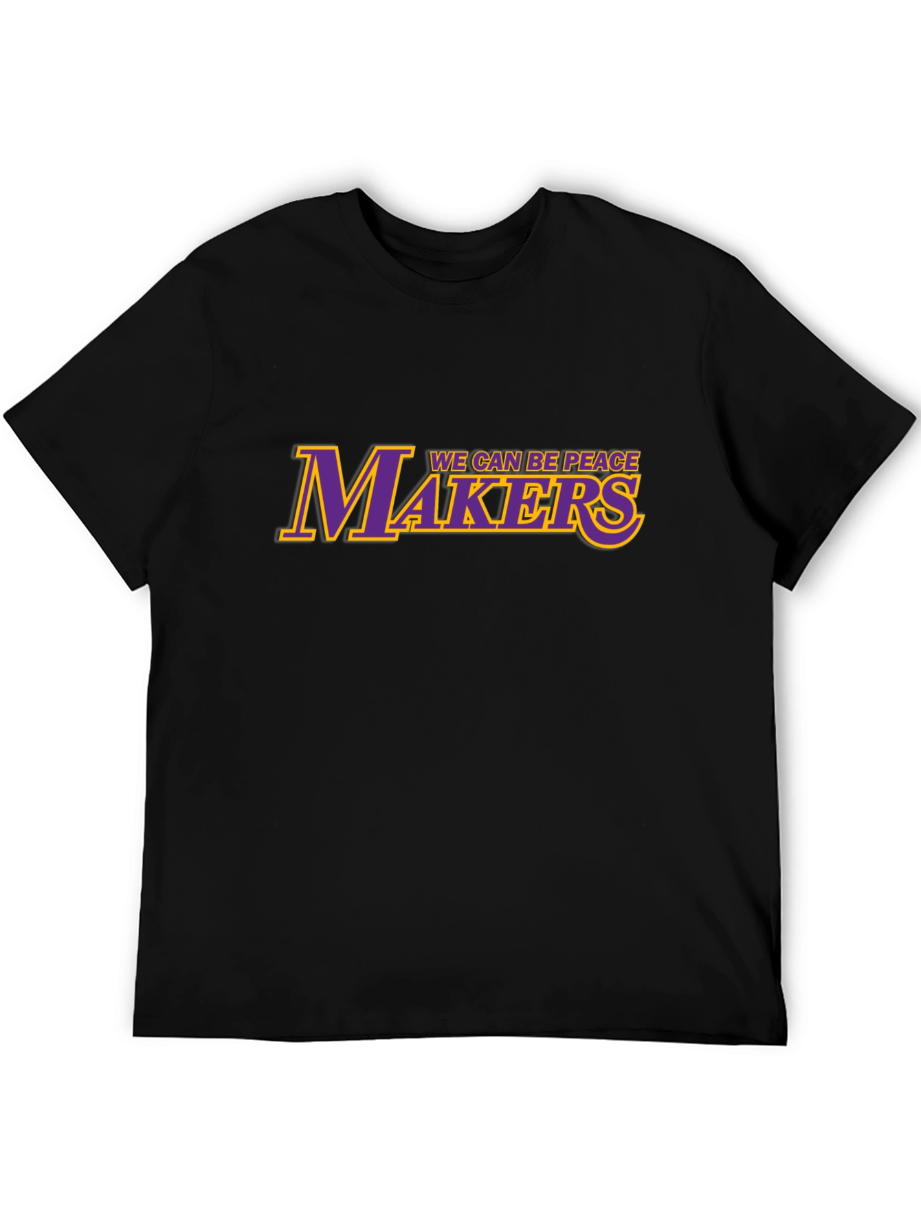 We Can Be Peace Makers T-Shirt - Black