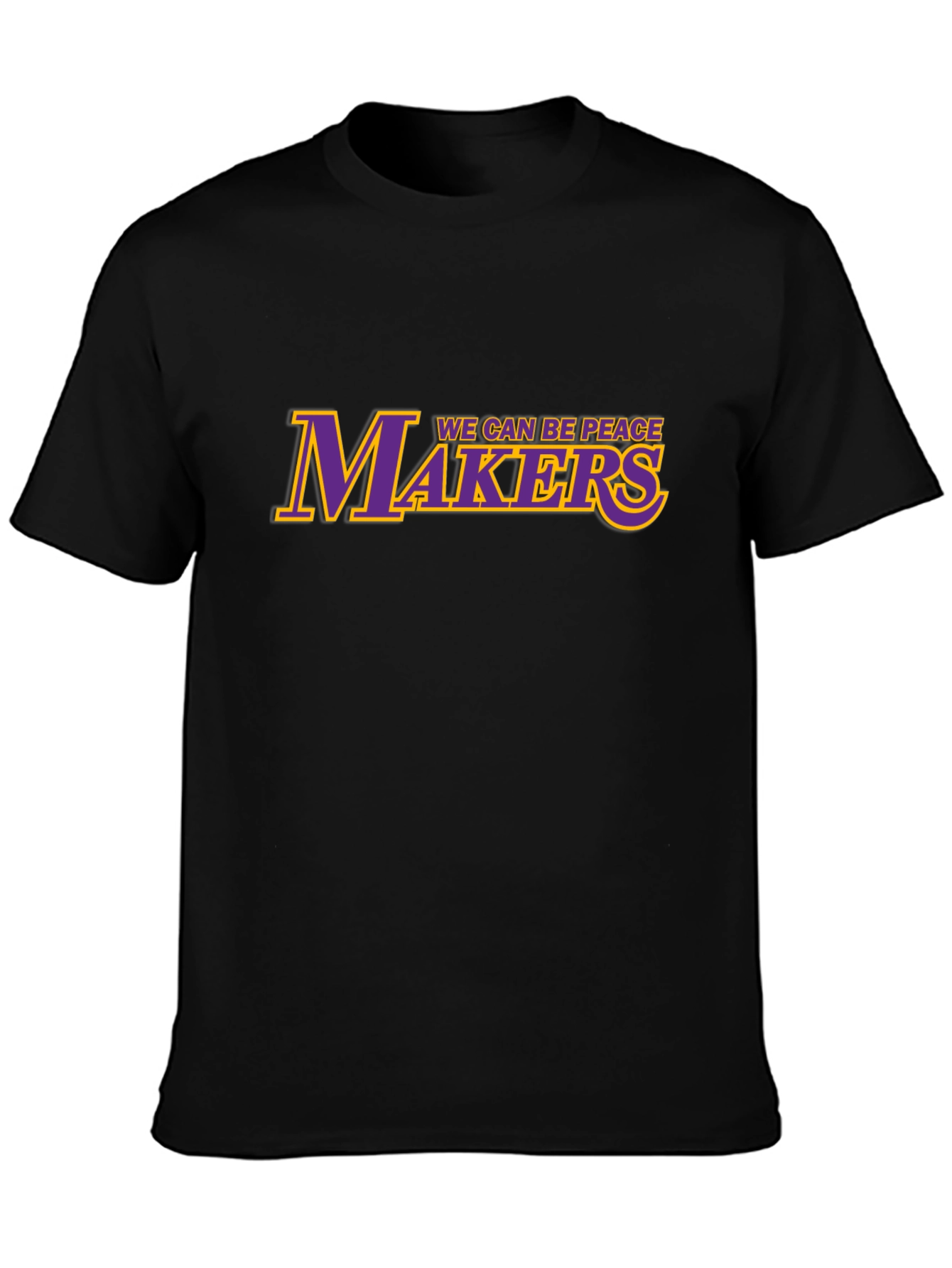We Can Be Peace Makers T-Shirt - Black