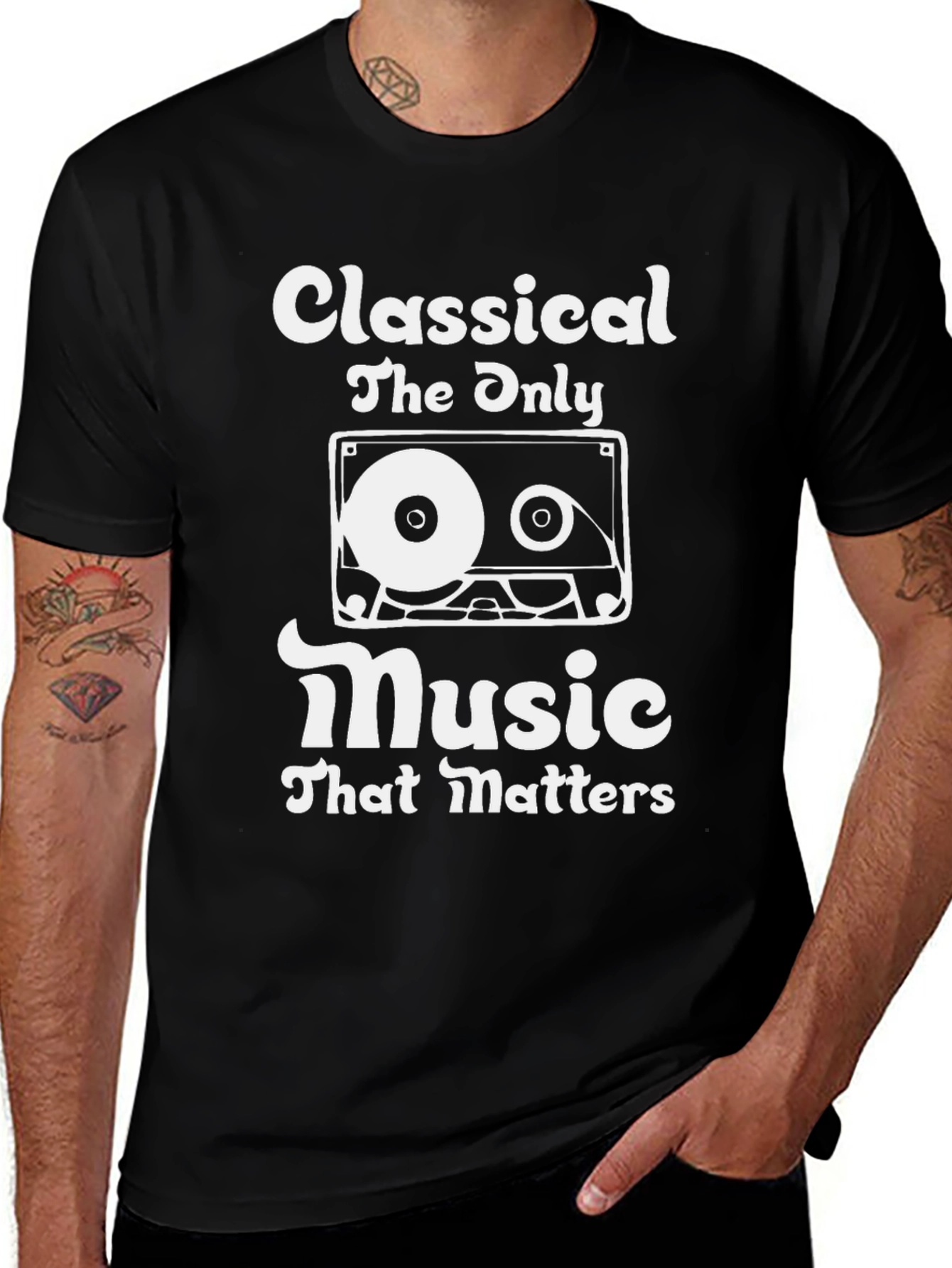 Classical Music T-Shirt - Retro Cassette Graphic Tee