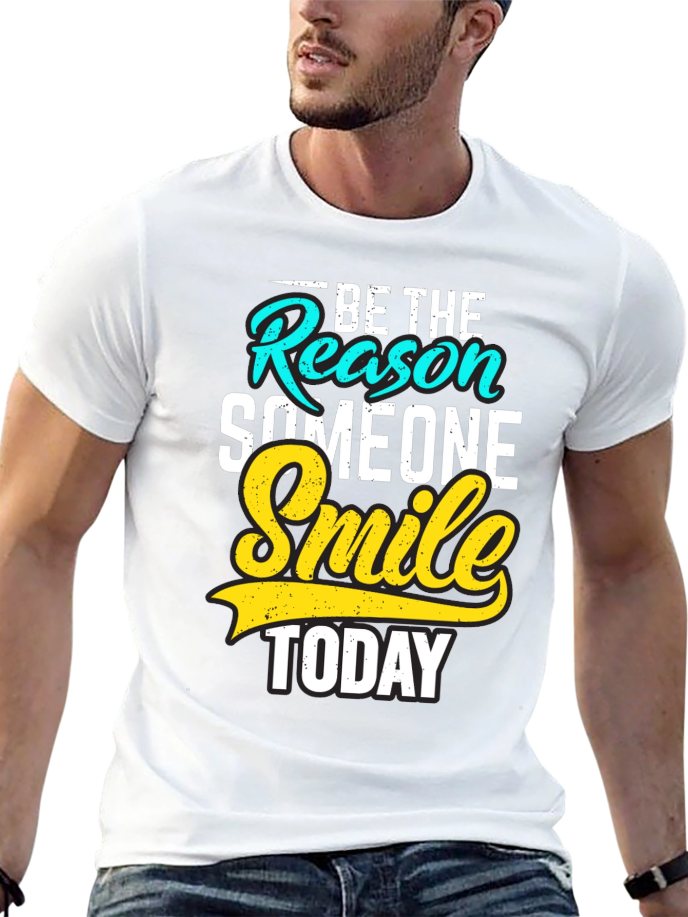Be the Reason Smile Today Black Graphic Tee